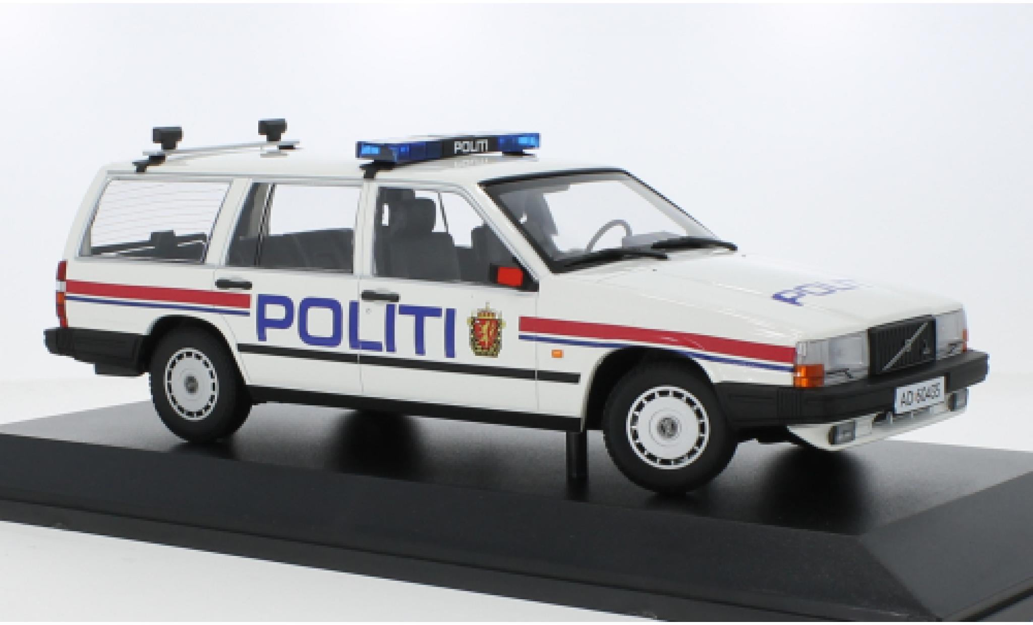 Volvo 740 1/18 Minichamps GL Estate Politi (N) 1986 diecast model cars
