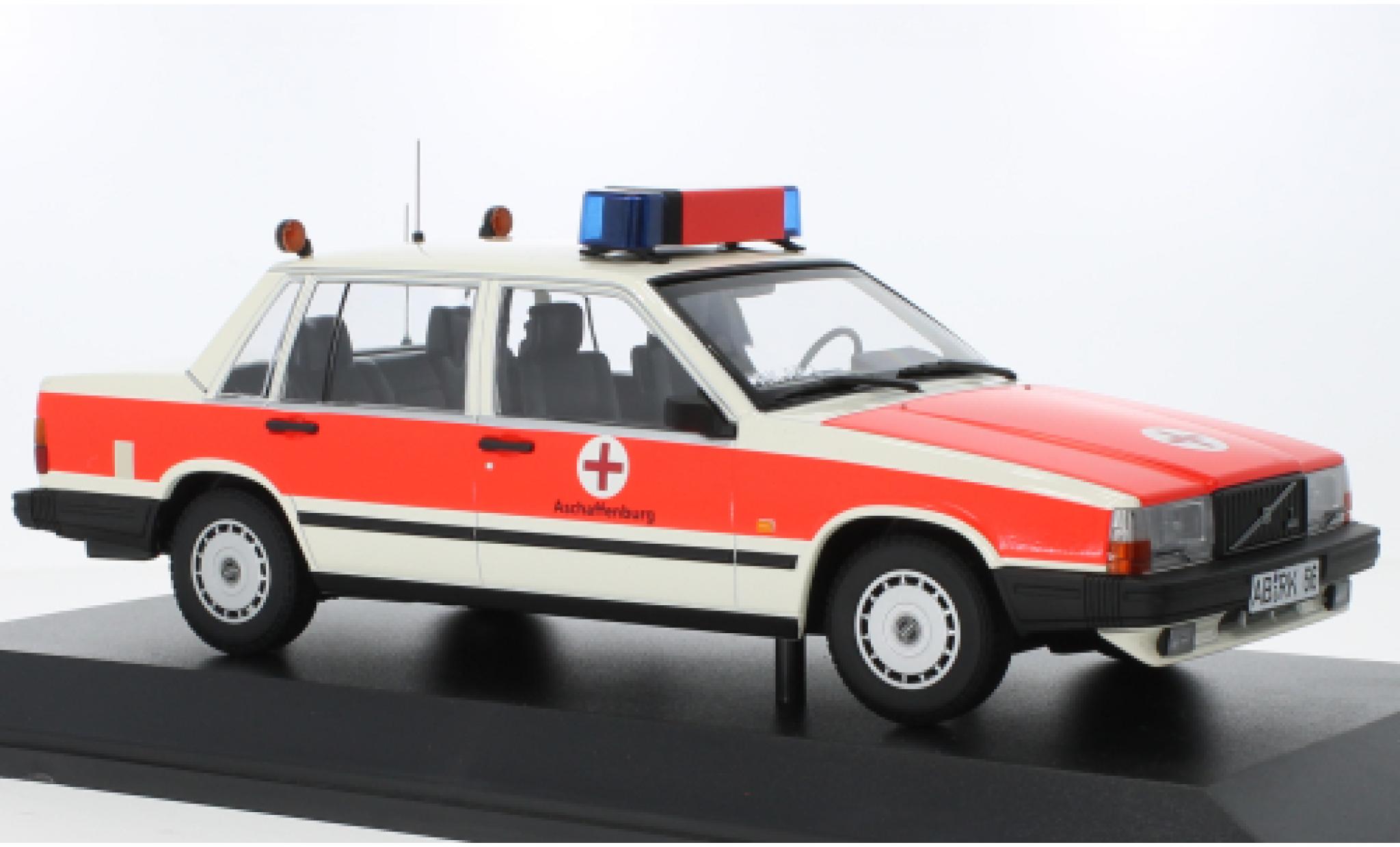 Volvo 740 1/18 Minichamps GL DRK Aschaffenburg 1986 diecast model cars