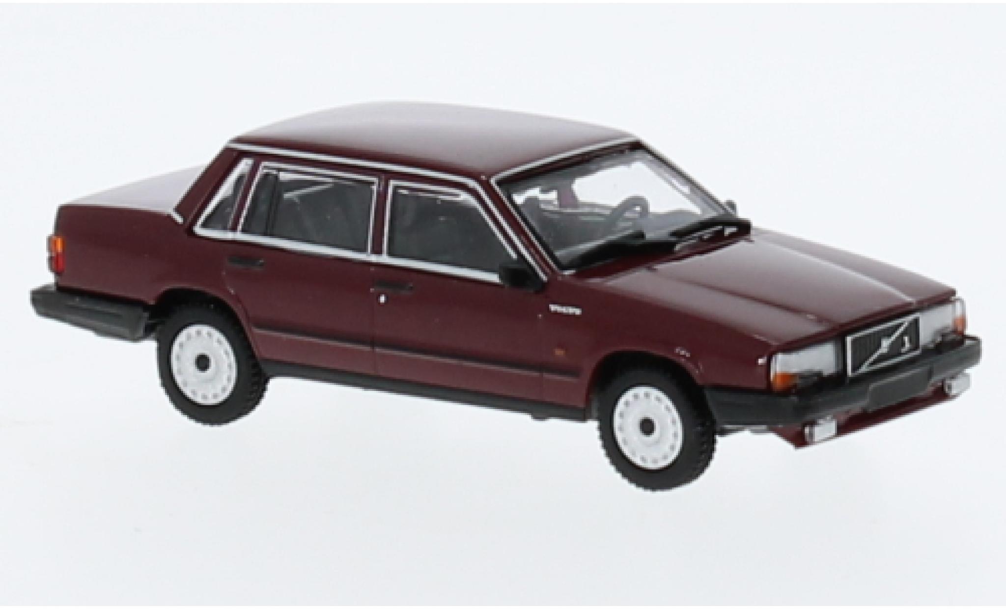 Volvo 740 1/87 Minichamps GL red fonc&eacute; 1986 diecast model cars