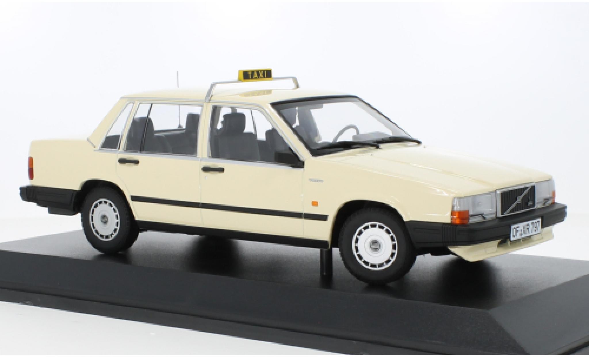 Volvo 740 1/18 Minichamps GL Taxi (D) 1986 diecast model cars