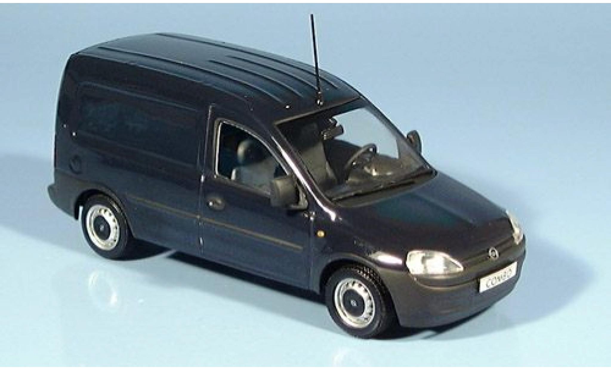 Opel Combo 1/43 Minichamps Van blue 2002 diecast model cars