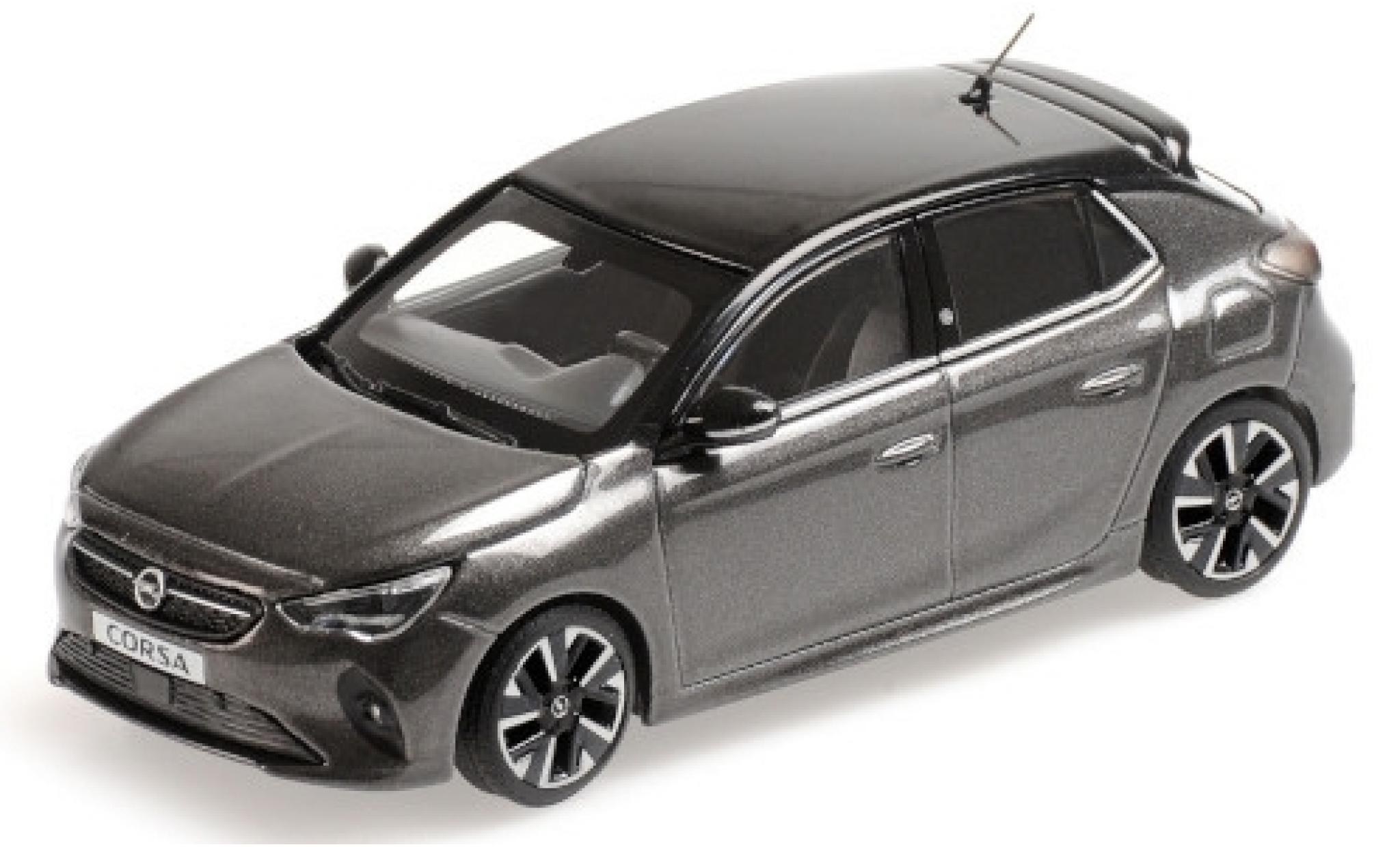 Opel Corsa 1/43 Minichamps E metallic grey/black 2019 diecast model cars