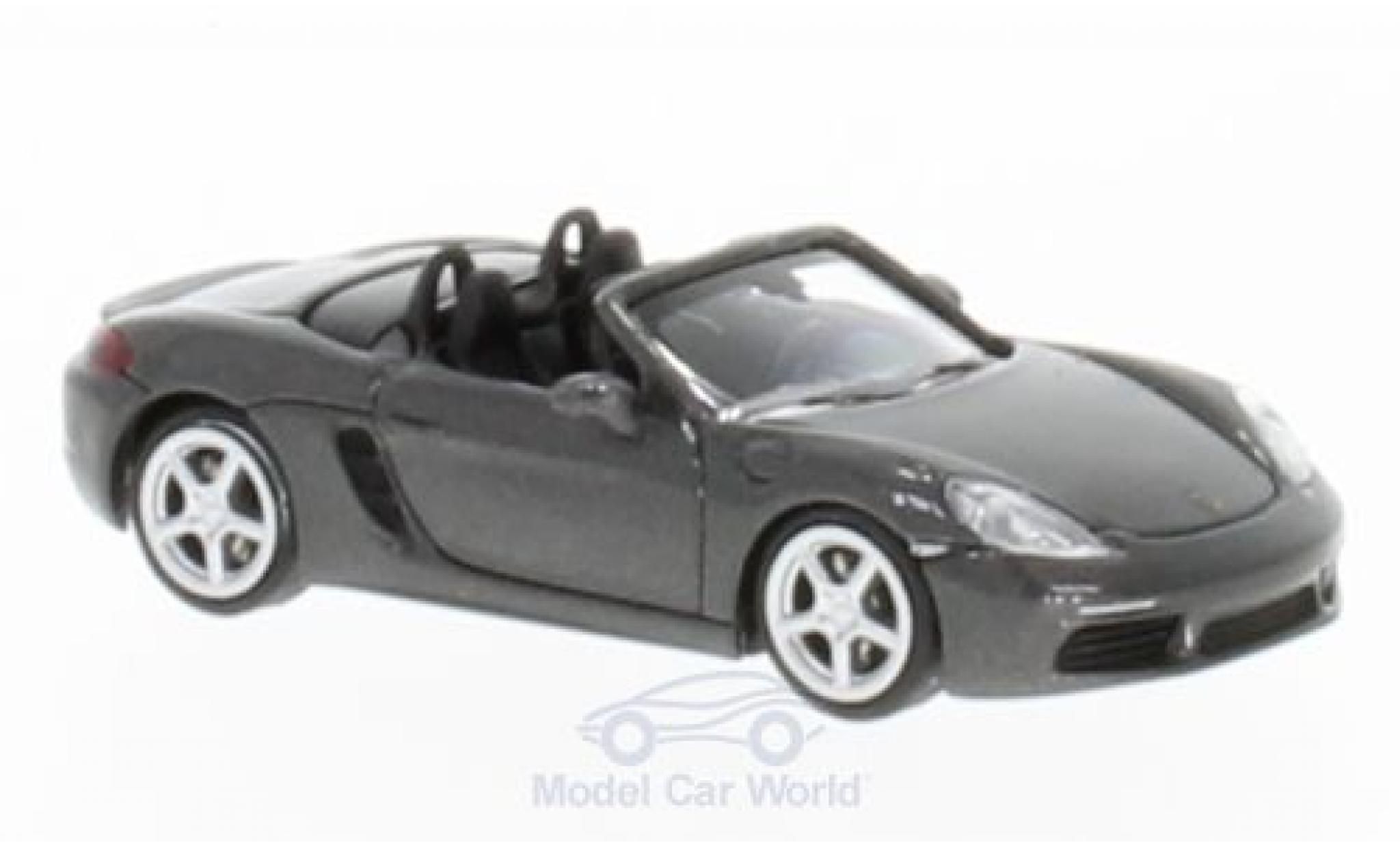 Porsche Boxster 1/87 Minichamps 718 metallic grey 2016 diecast model cars