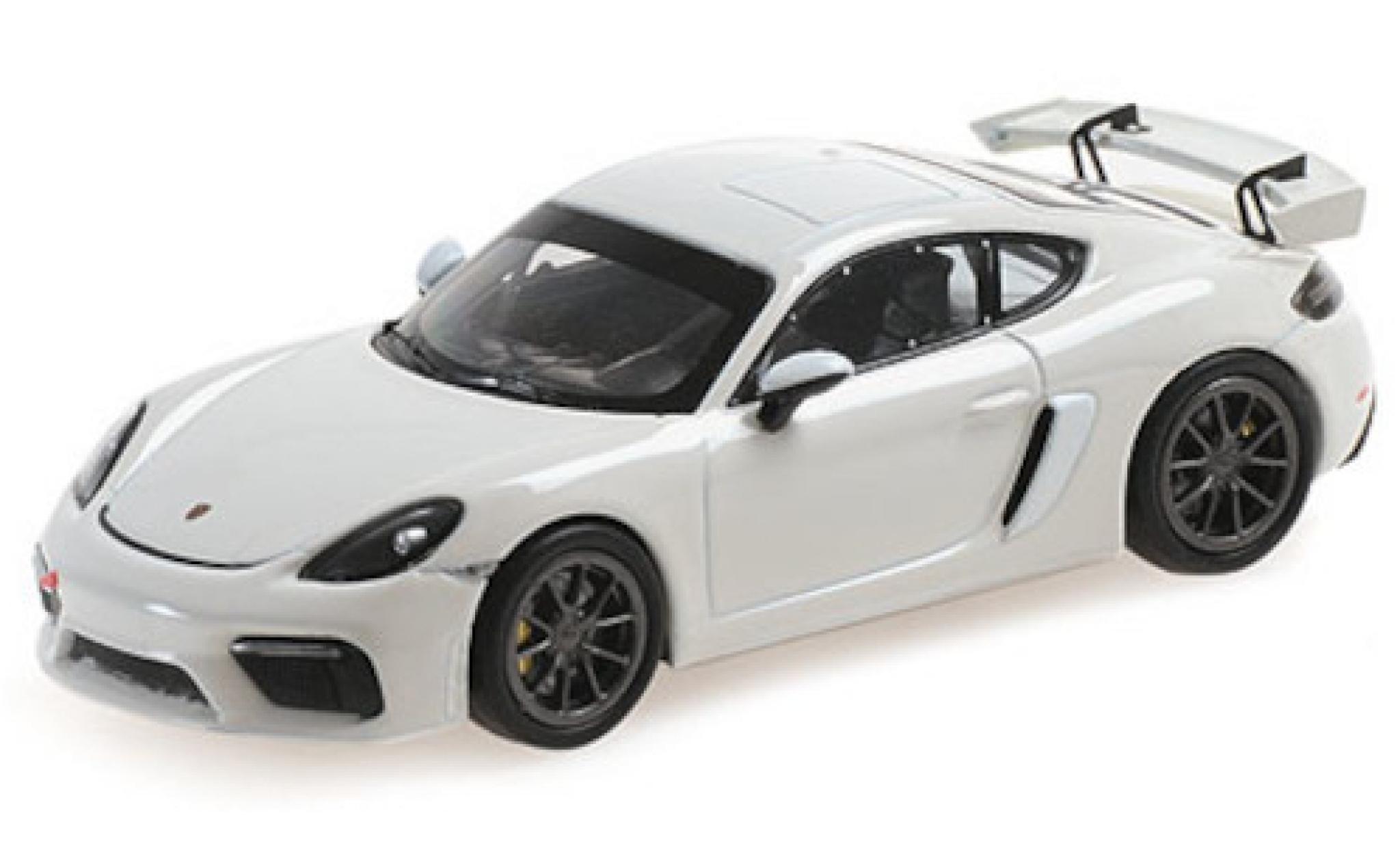 Porsche Cayman GT4 Clubsport 1/43 Minichamps 718 GT4 Clubsport white 2020 Plain Body diecast model cars