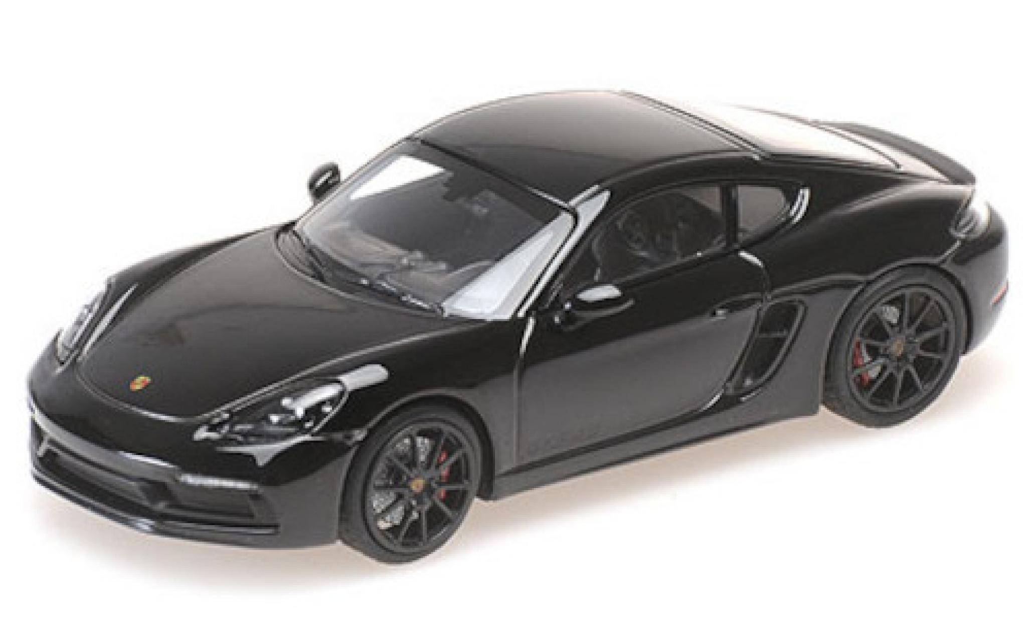 Porsche Cayman GTS 1/43 Minichamps 718 GTS (982) black 2020 diecast model cars