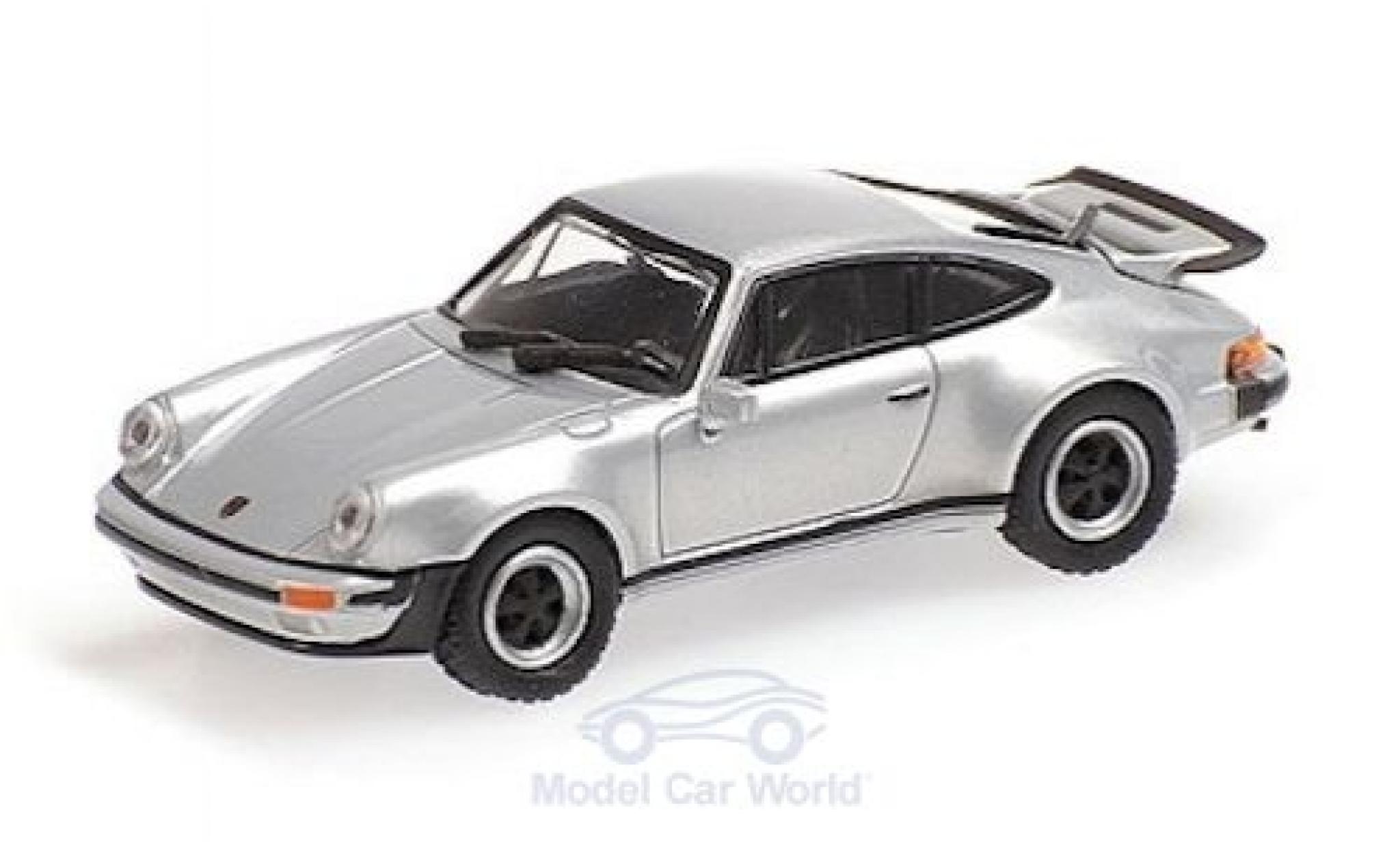 Porsche 930 Turbo 1/87 Minichamps 911 () Turbo grey 1977 diecast model cars