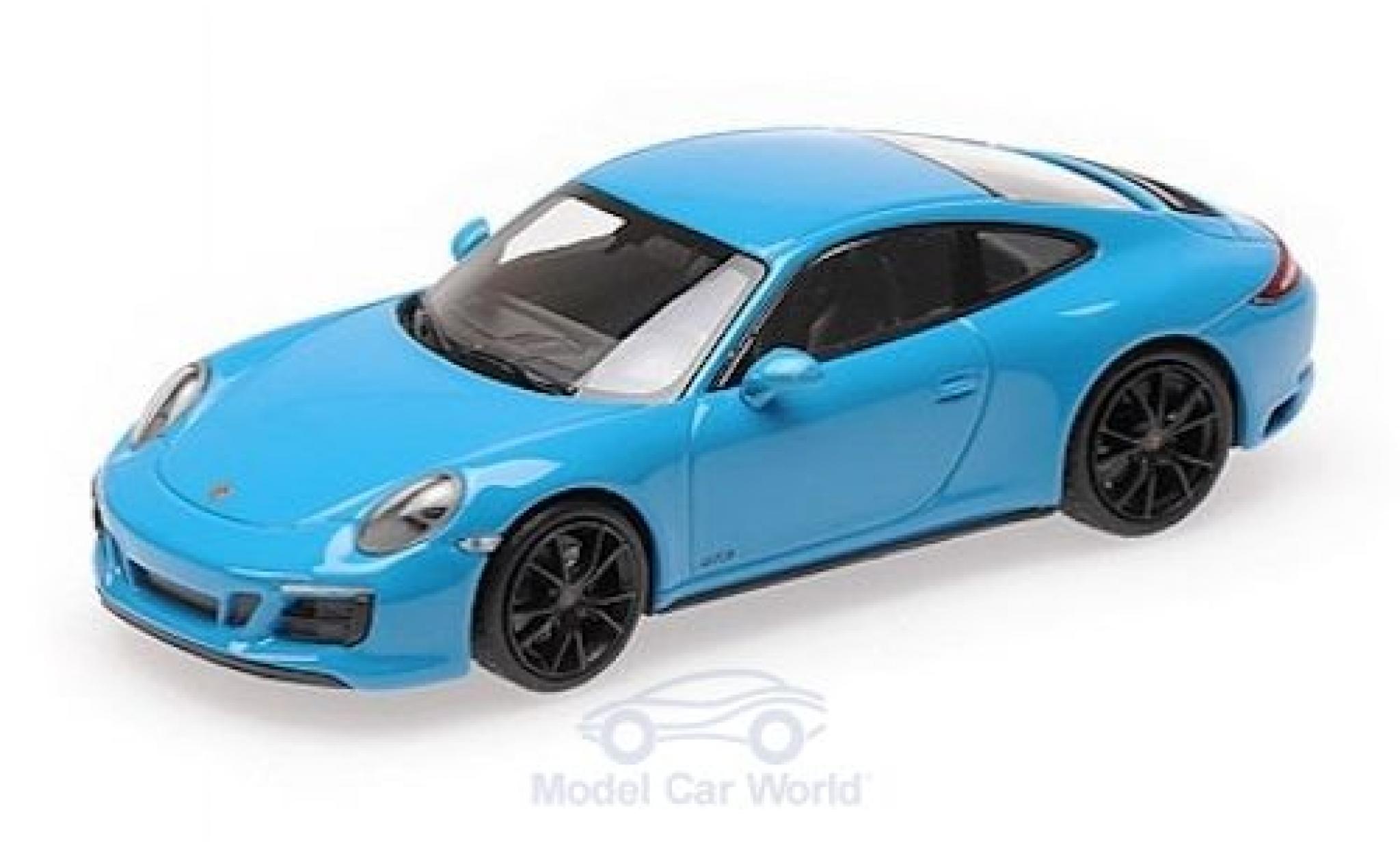 Porsche 991 GTS 1/43 Minichamps 911 (.2) Carrera 4 GTS blue 2017 diecast model cars