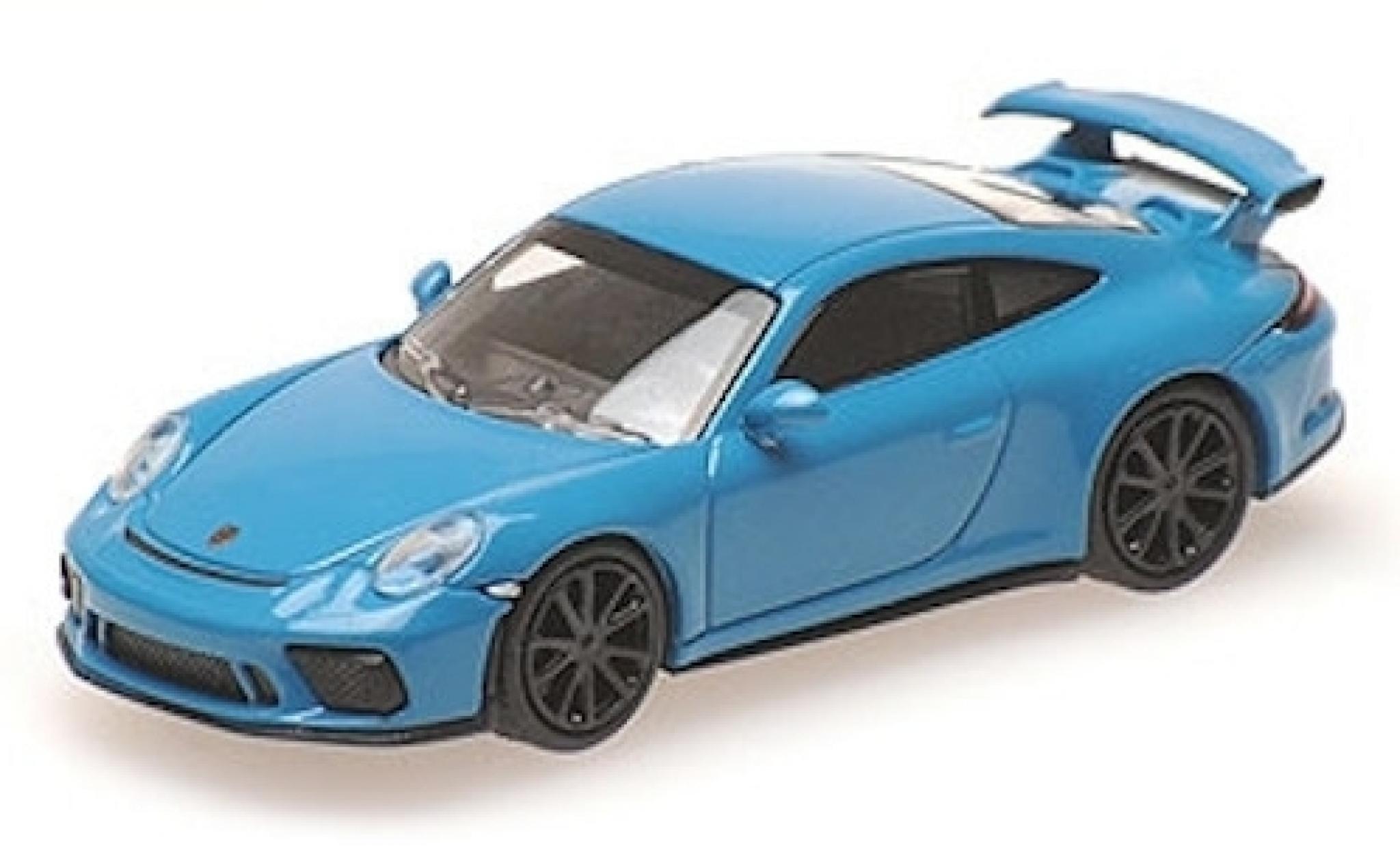 Porsche 991 GT3 1/87 Minichamps 911 () GT3 blue 2017 diecast model cars