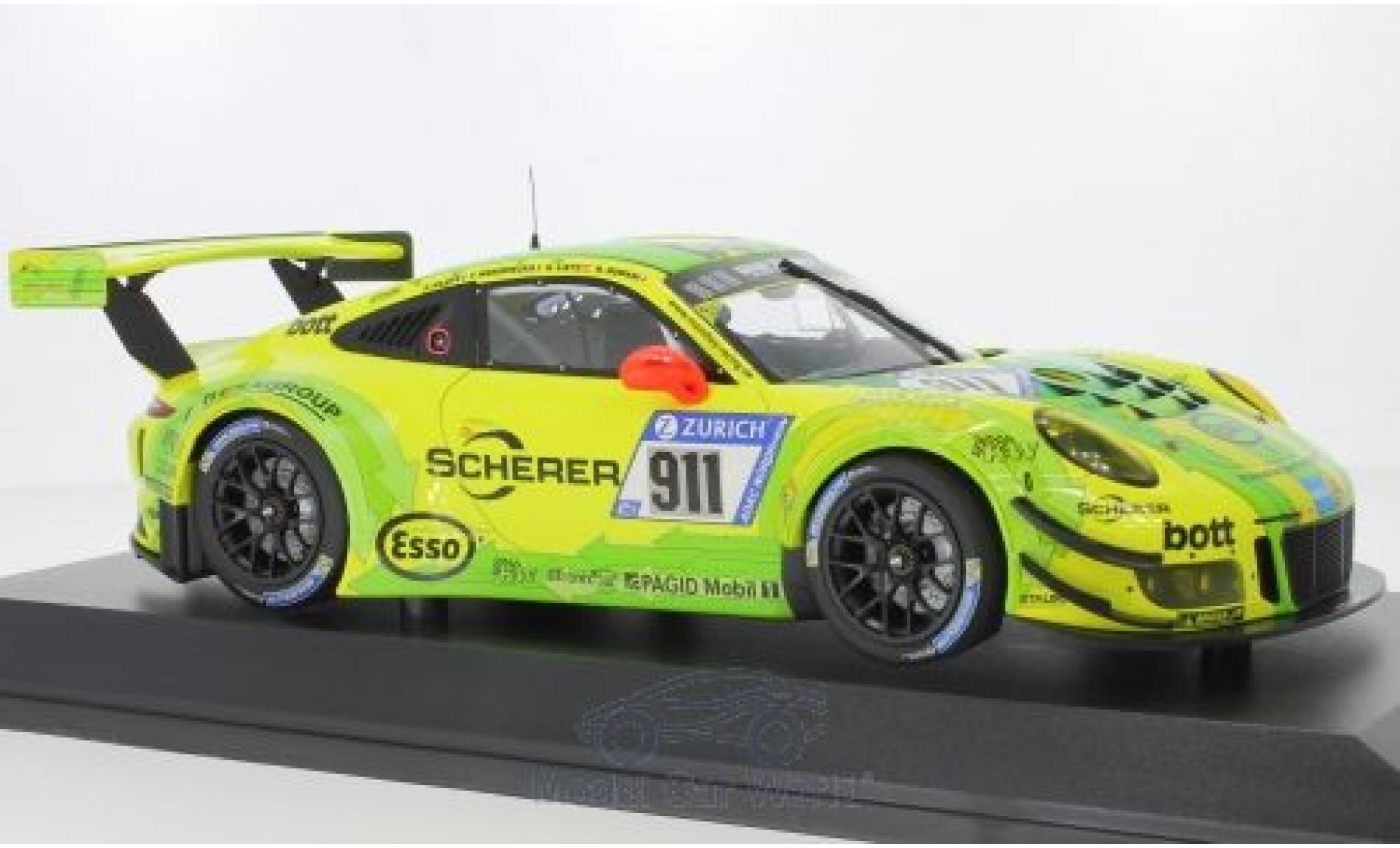Porsche 991 GT3 R 1/18 Minichamps 911 () GT3 R No.911 Manthey Racing 24h N&uuml;rburgring 2017 R.Dumas/F.Makowiecki/P.Pilet/R.Lietz diecast model cars