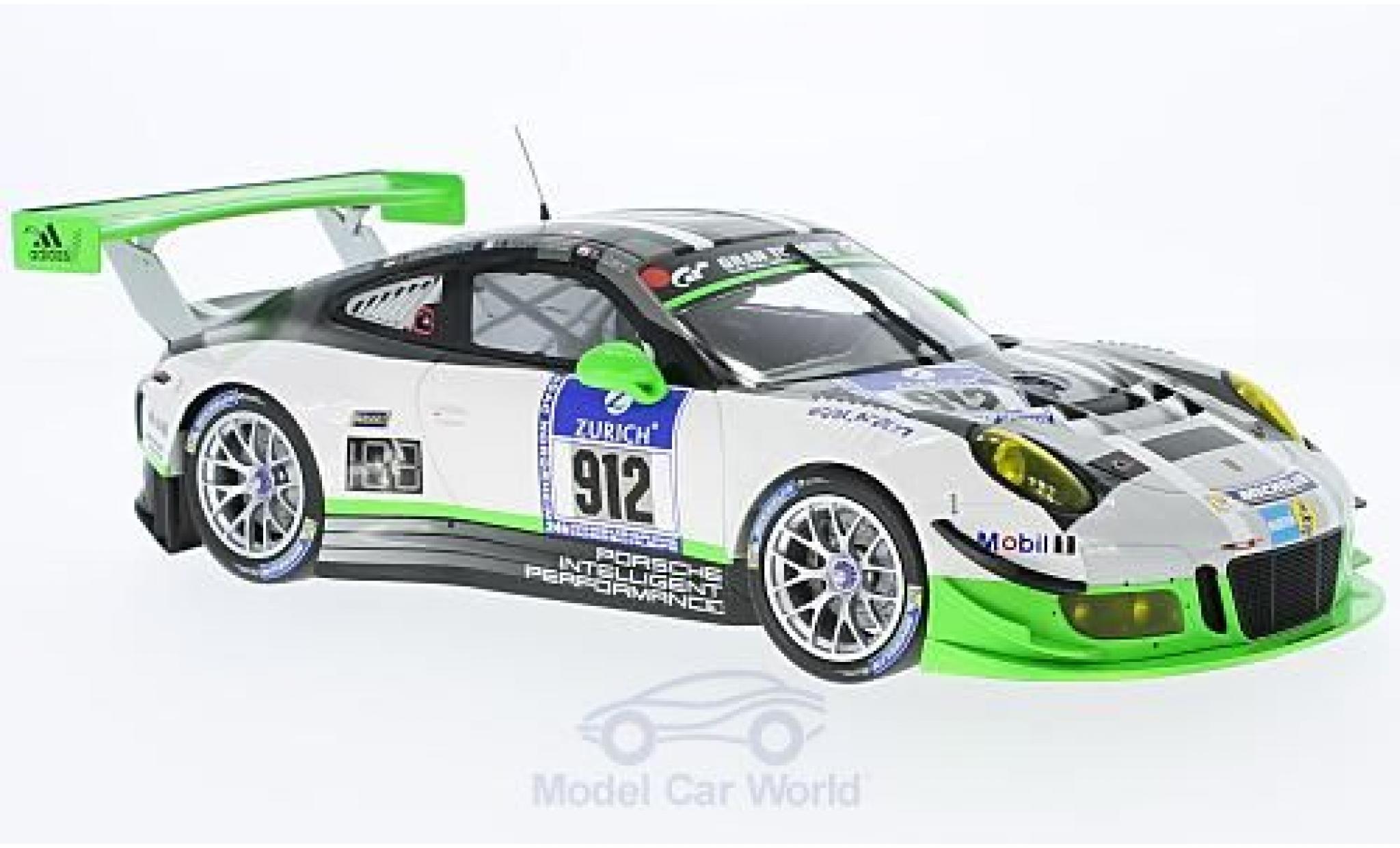 Porsche 991 GT3 R 1/18 Minichamps 911 () GT3 R No.912 24h N&uuml;rburgring 2016 M.Christensen/J.Bergmeister/F.Makowiecki/R.Lietz diecast model cars