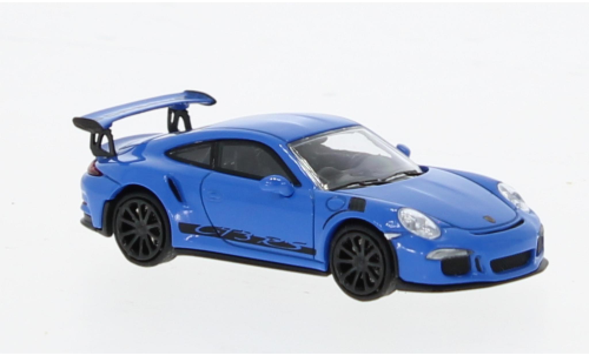 Porsche 991 GT3 RS 1/87 Minichamps 911  blue 2015 1:87 diecast model cars