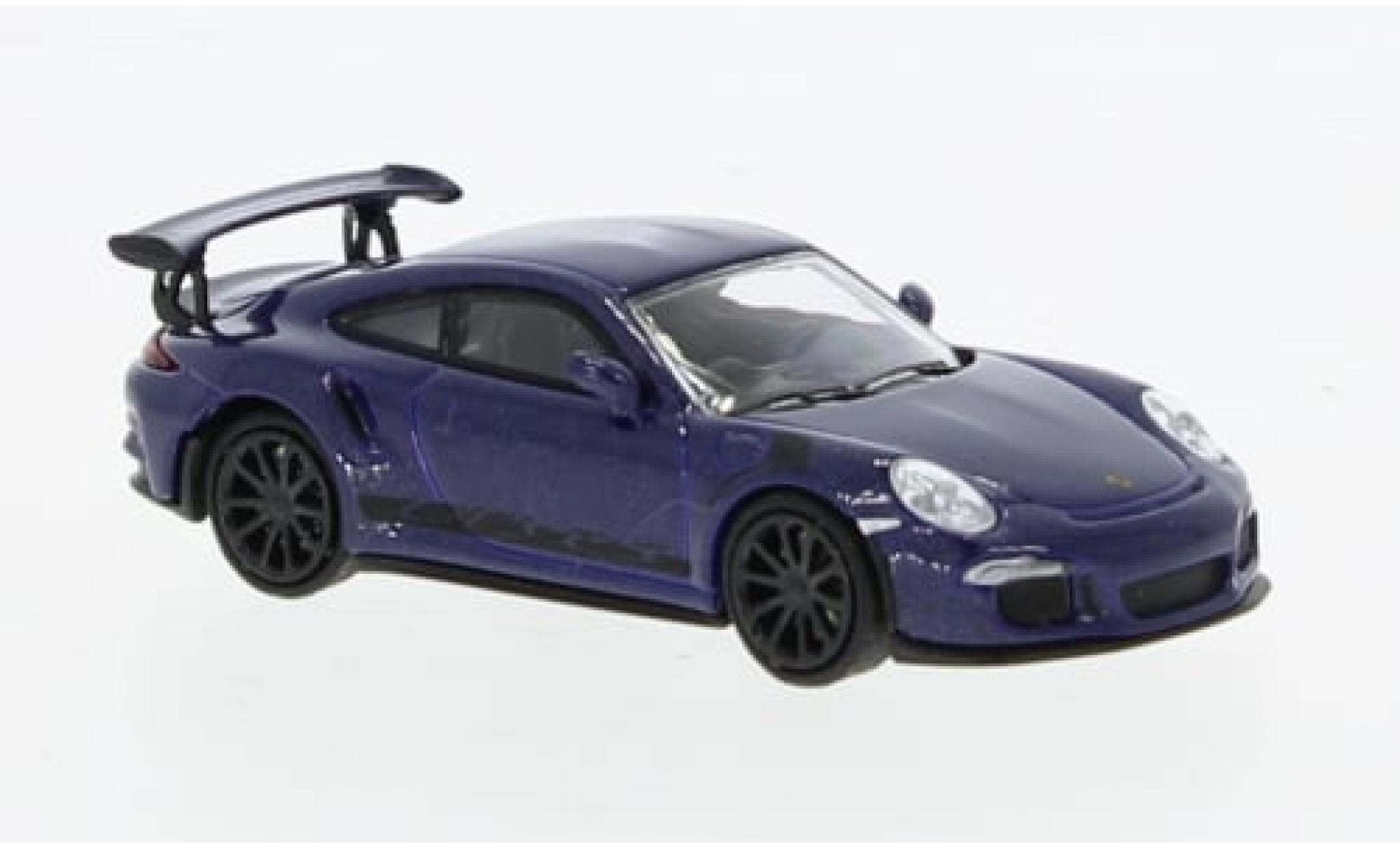 Porsche 991 GT3 RS 1/87 Minichamps 911  purple 2015 1:87 diecast model cars