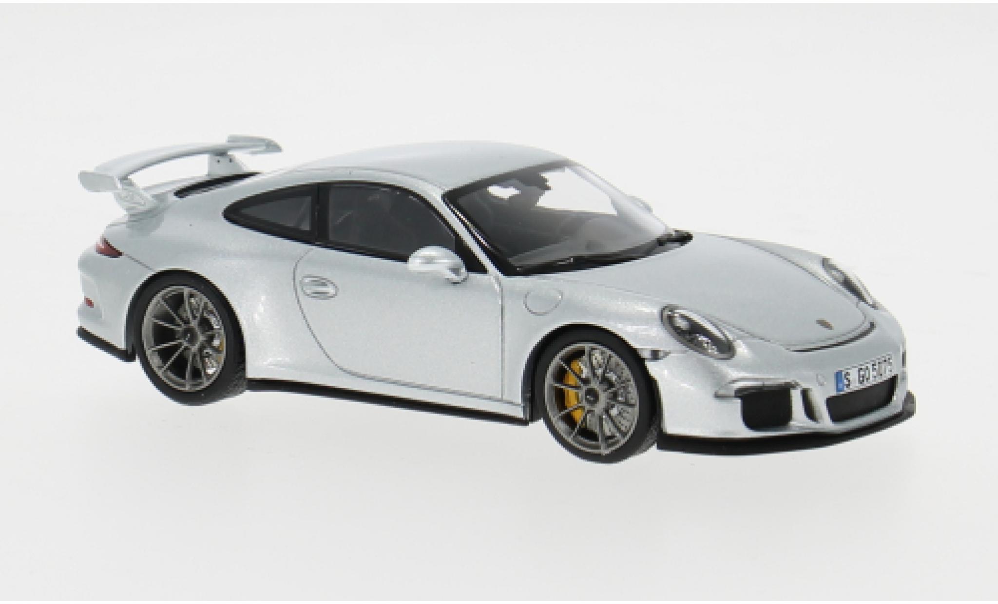 Porsche 991 GT3 1/43 Minichamps 911  silver Sport Auto Collection 2012 1:43 diecast model cars