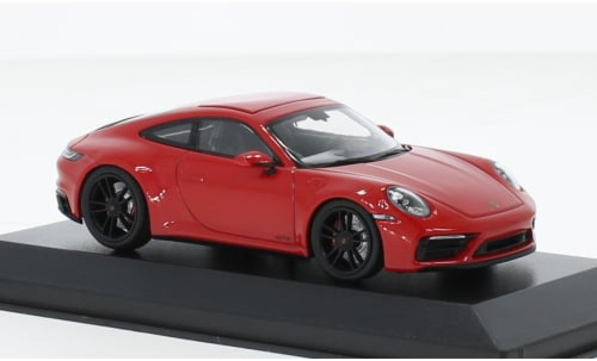 Porsche 992 GTS 1/43 Minichamps 911  Carrera 4 red 2019 1:43 diecast model cars