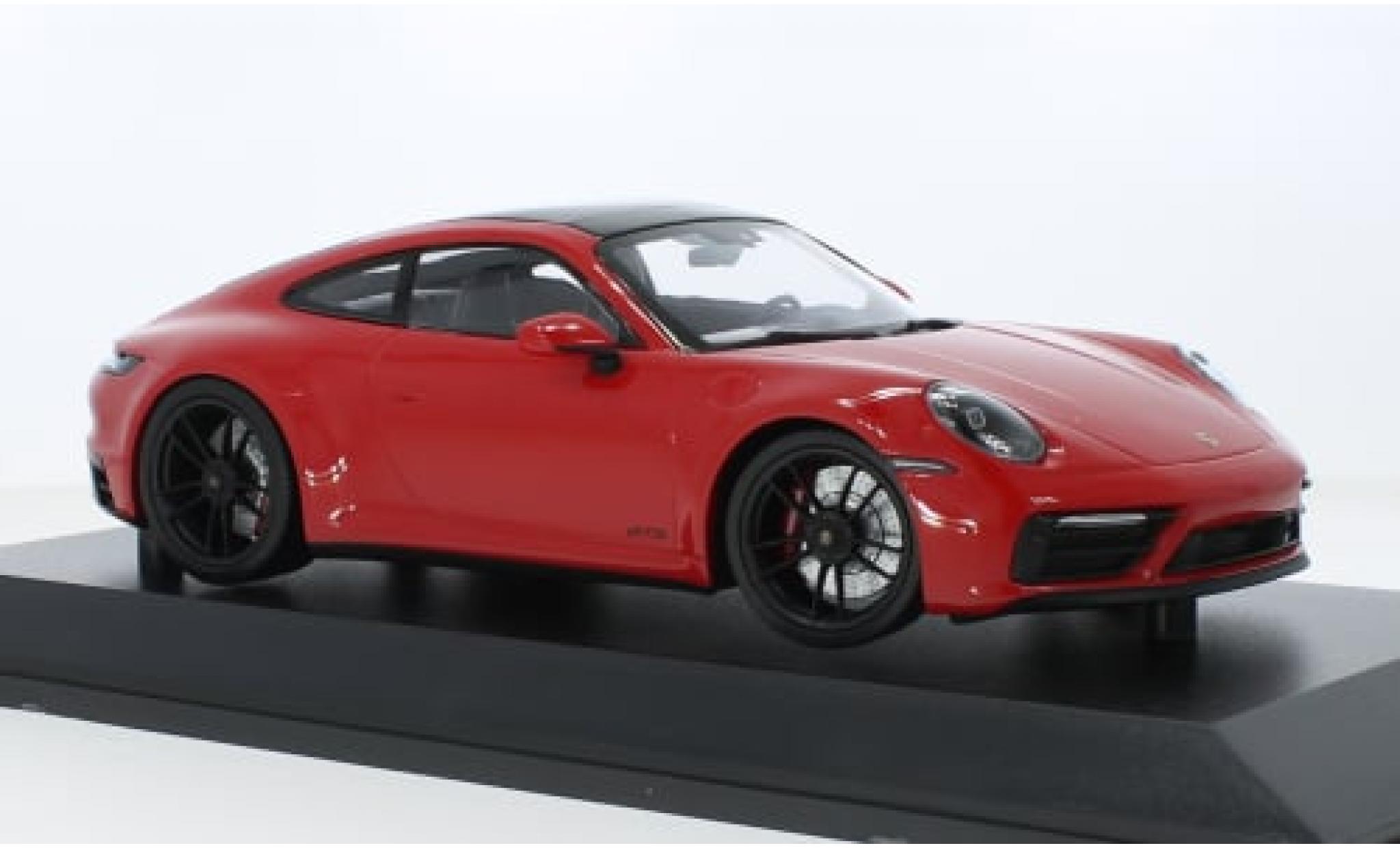 Porsche 992 GTS 1/18 Minichamps 911  Carrera 4 red 2020 1:18 diecast model cars