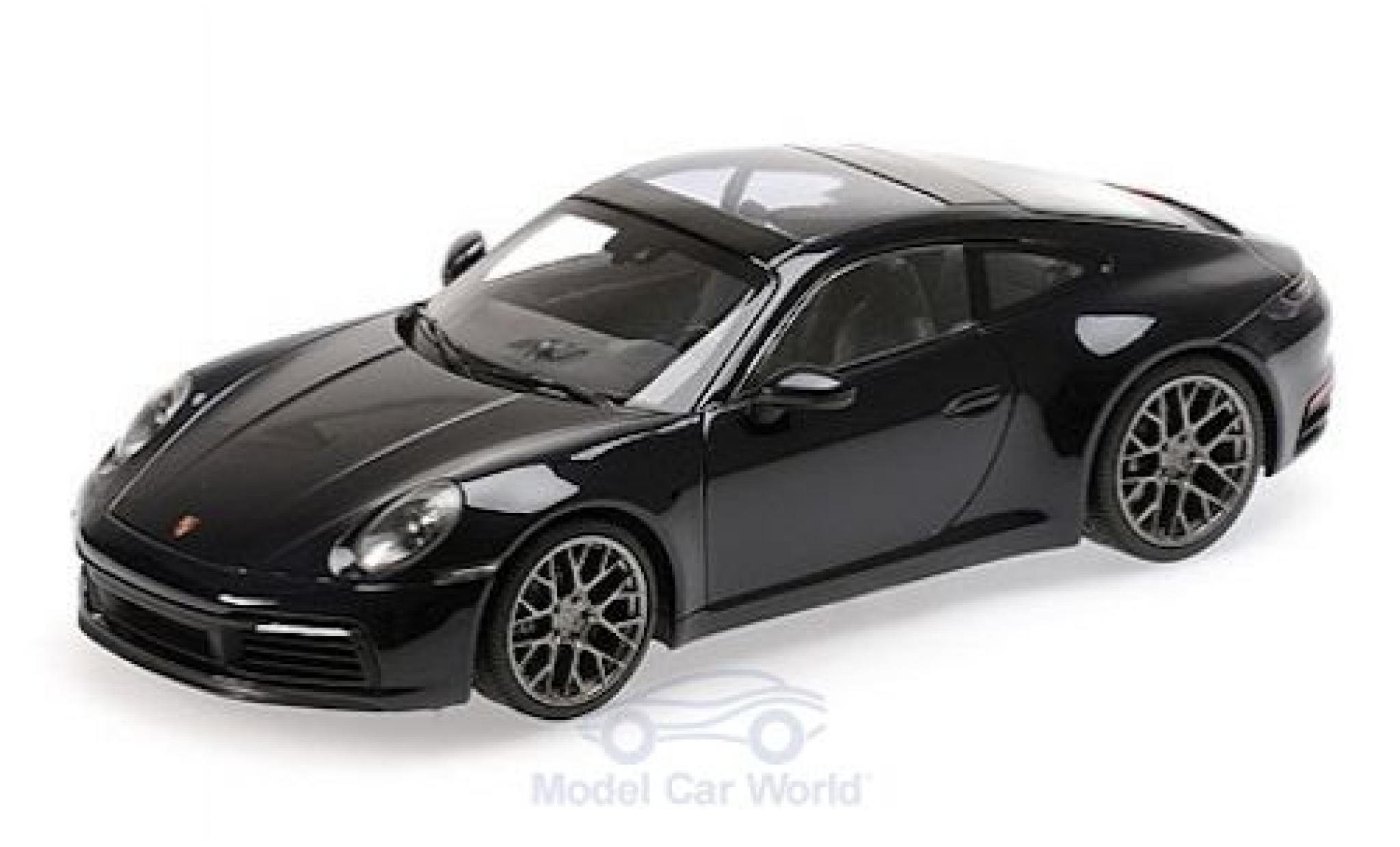 Porsche 992 4S 1/18 Minichamps 911 () Carrera 4S metallic blue 2019 diecast model cars