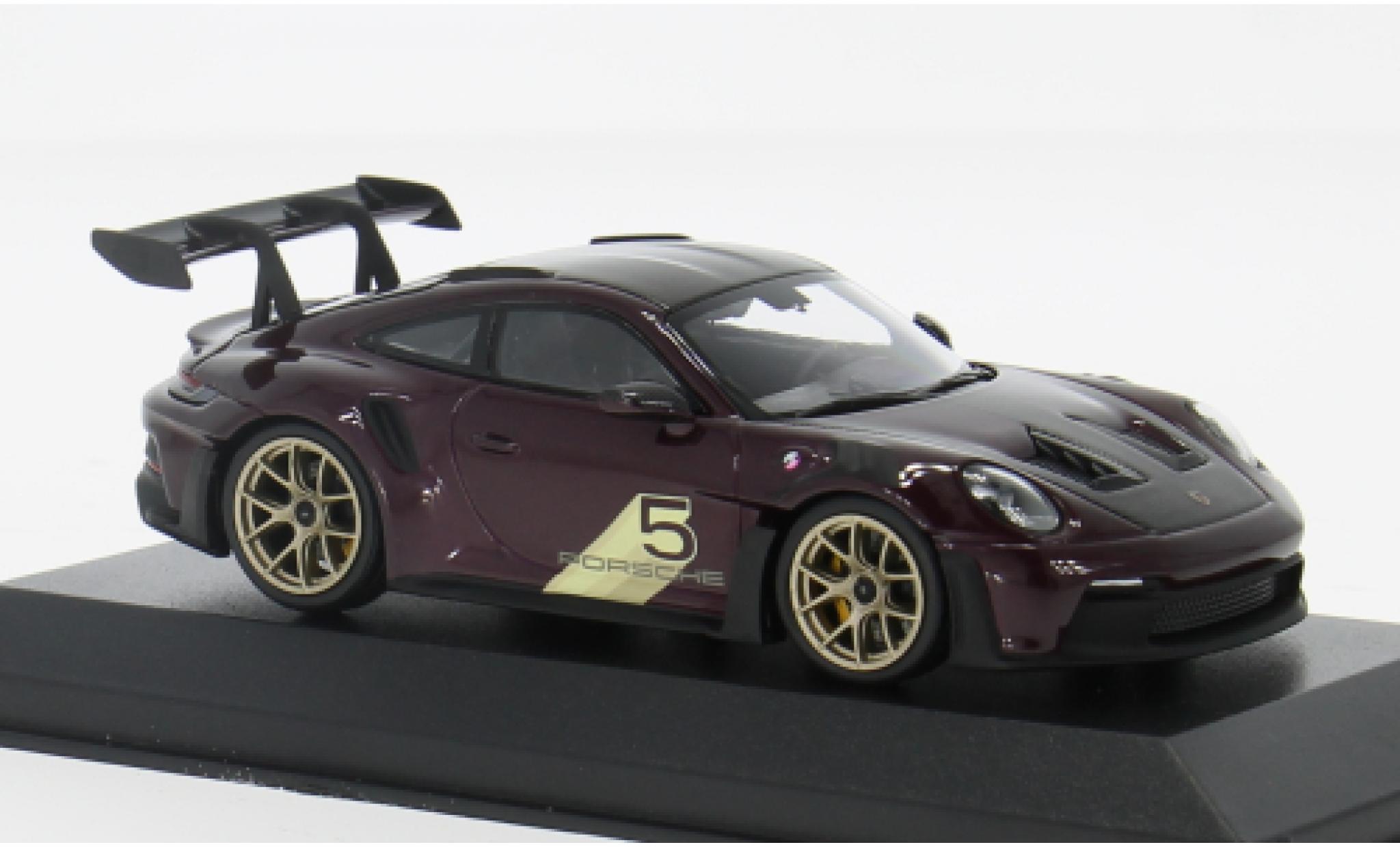 Porsche 992 GT3 R 1/43 Minichamps 911  S metallise purple 2024 1:43 diecast model cars