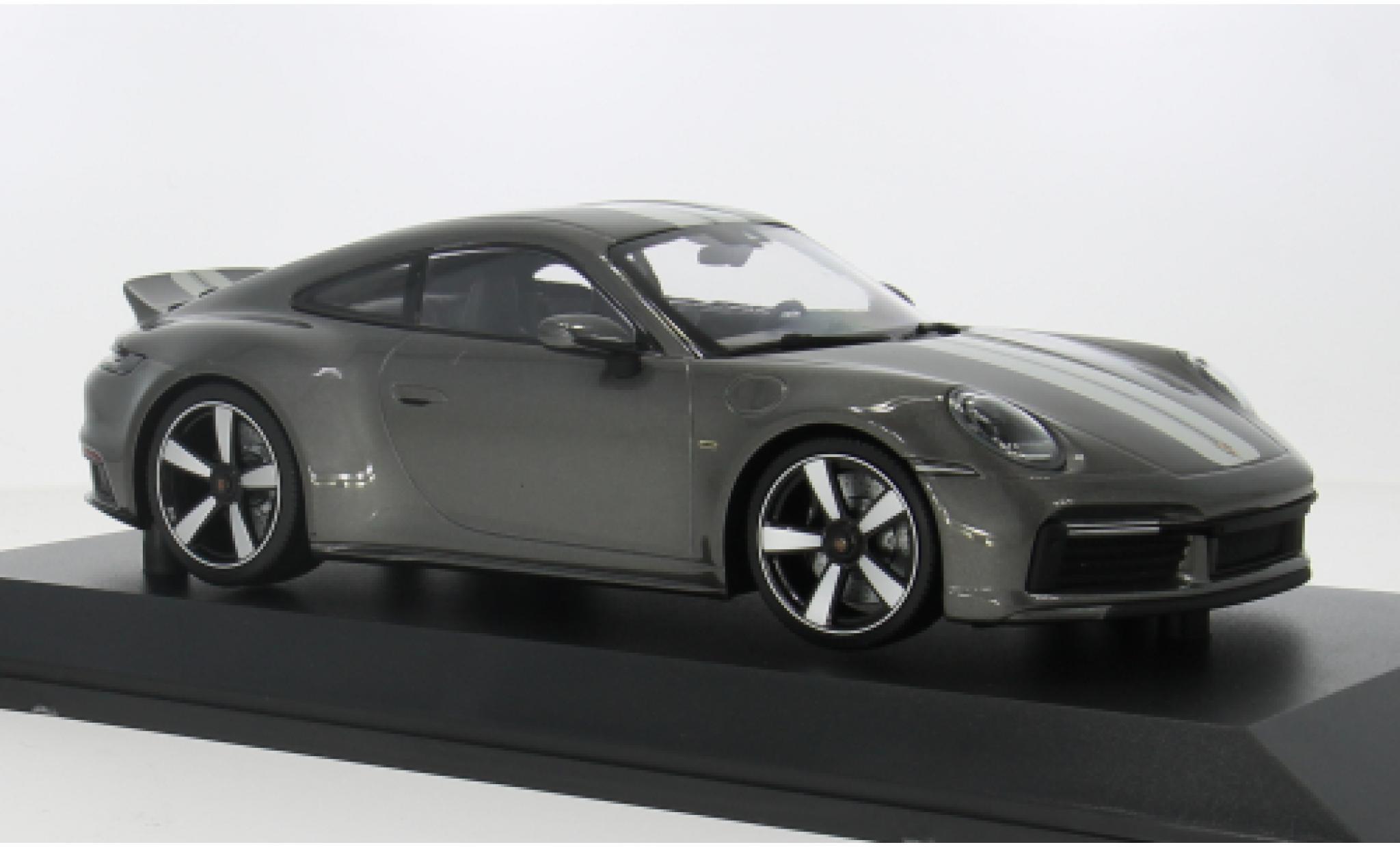 Porsche 992 1/18 Minichamps 911  Sport Classic metallise grey 2022 1:18 diecast model cars
