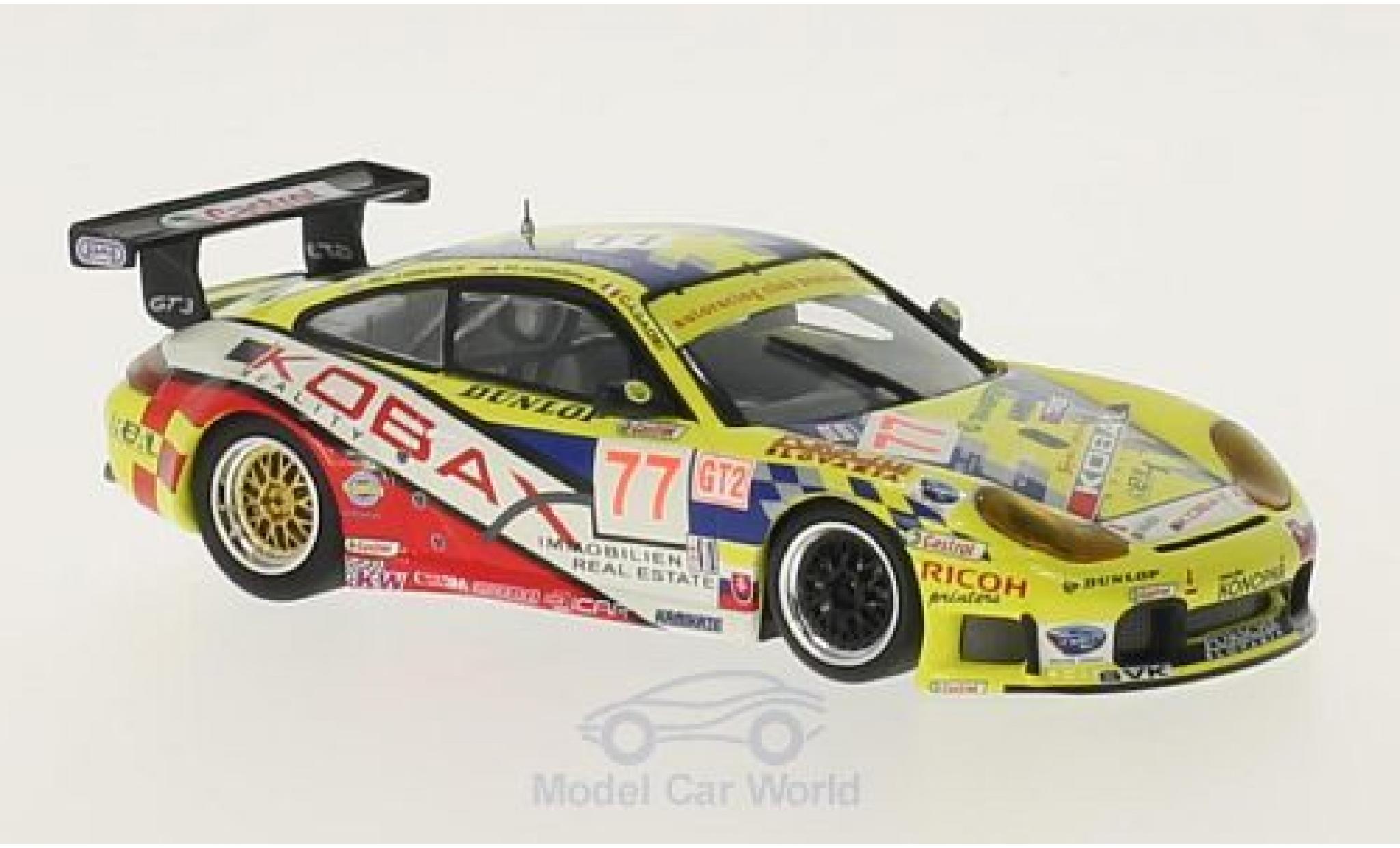 Porsche 997 GT3 RS 1/43 Minichamps 911 (996) GT3 RS No.77 Autoracing Club Bratislava Kobax 2007 M.Konopka/B.McCormick/M.Casadei ohne Vitrine diecast model cars