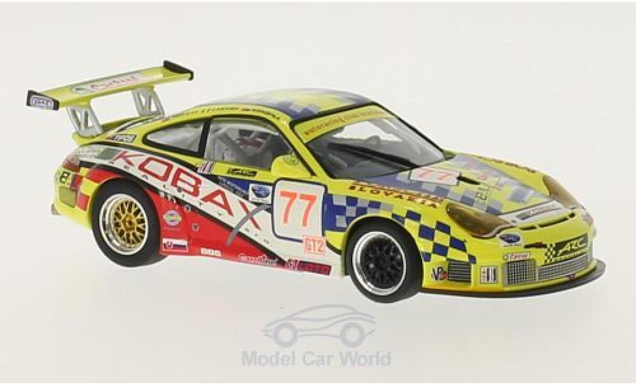 Porsche 997 GT3 RSR 1/43 Minichamps 911 (996) GT3 RSR No.77 Autoracing Club Bratislava Kobax 12h Sebring 2008 M.Konopka/M.Casadei/M.Hornak diecast model cars
