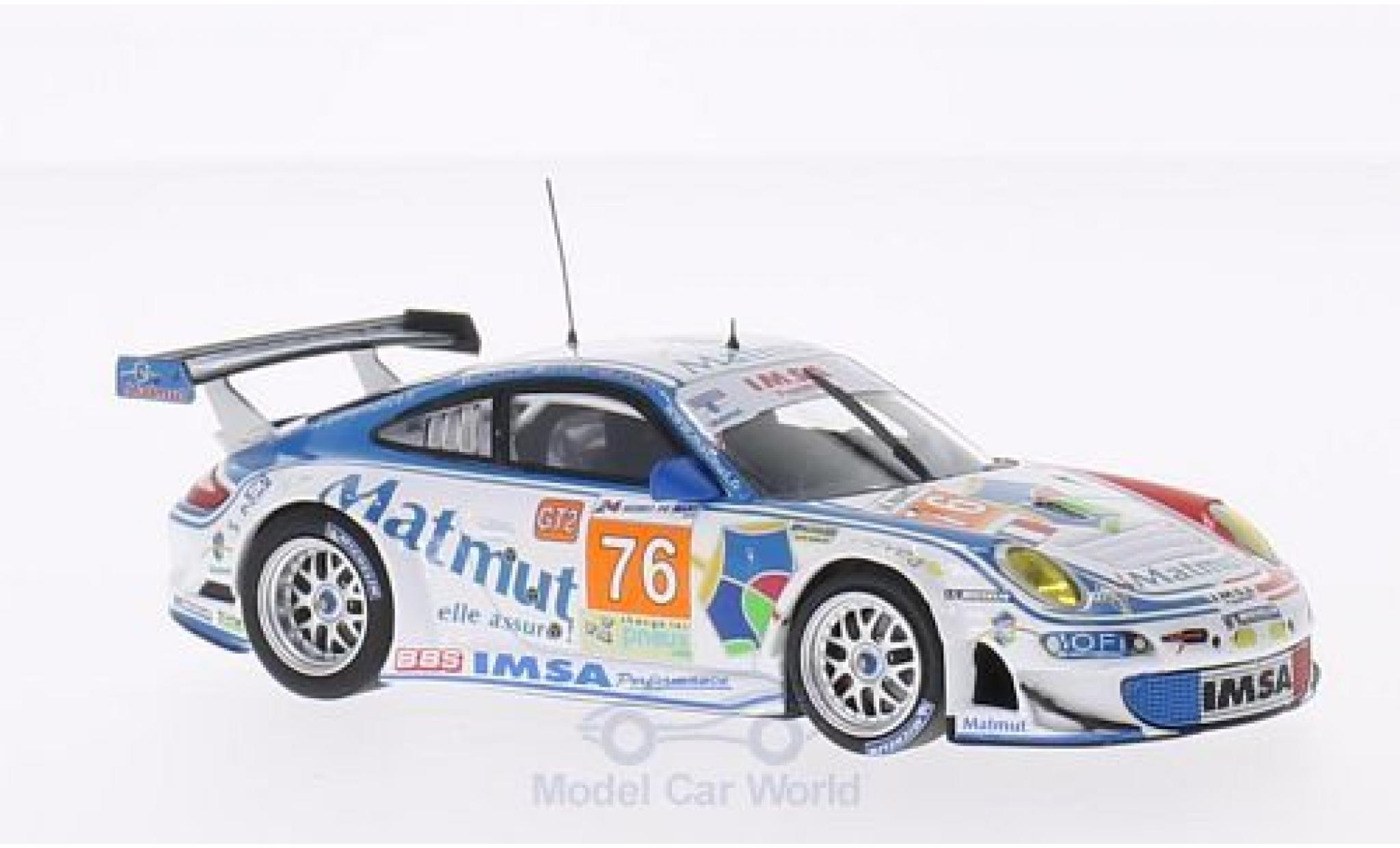 Porsche 997 GT3 RSR 1/43 Minichamps 911 () GT3 RSR No.76 Imsa Performance Matmut Matmut 24h Le Mans 2010 R.Narac/P.Pilet/P.Long diecast model cars
