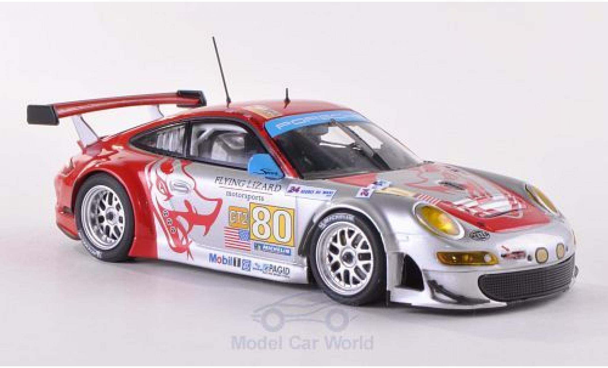 Porsche 997 GT3 RSR 1/43 Minichamps 911 () GT3 RSR No.80 Flying Lizard Motorsports Le Mans 24h Le Mans 2009 J.Bergmeister/S.Neiman/D.Law diecast model cars