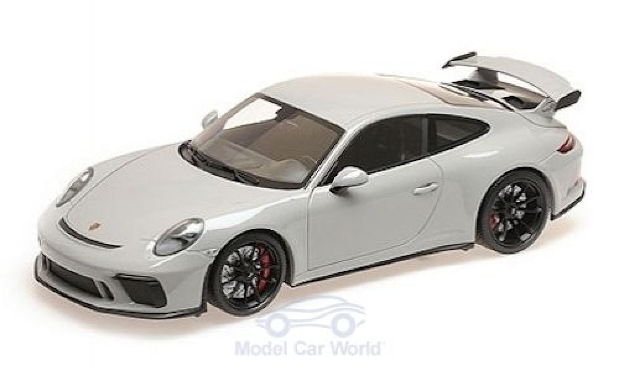 Porsche 991 GT3 1/18 Minichamps 911 GT3 grey 2017 diecast model cars