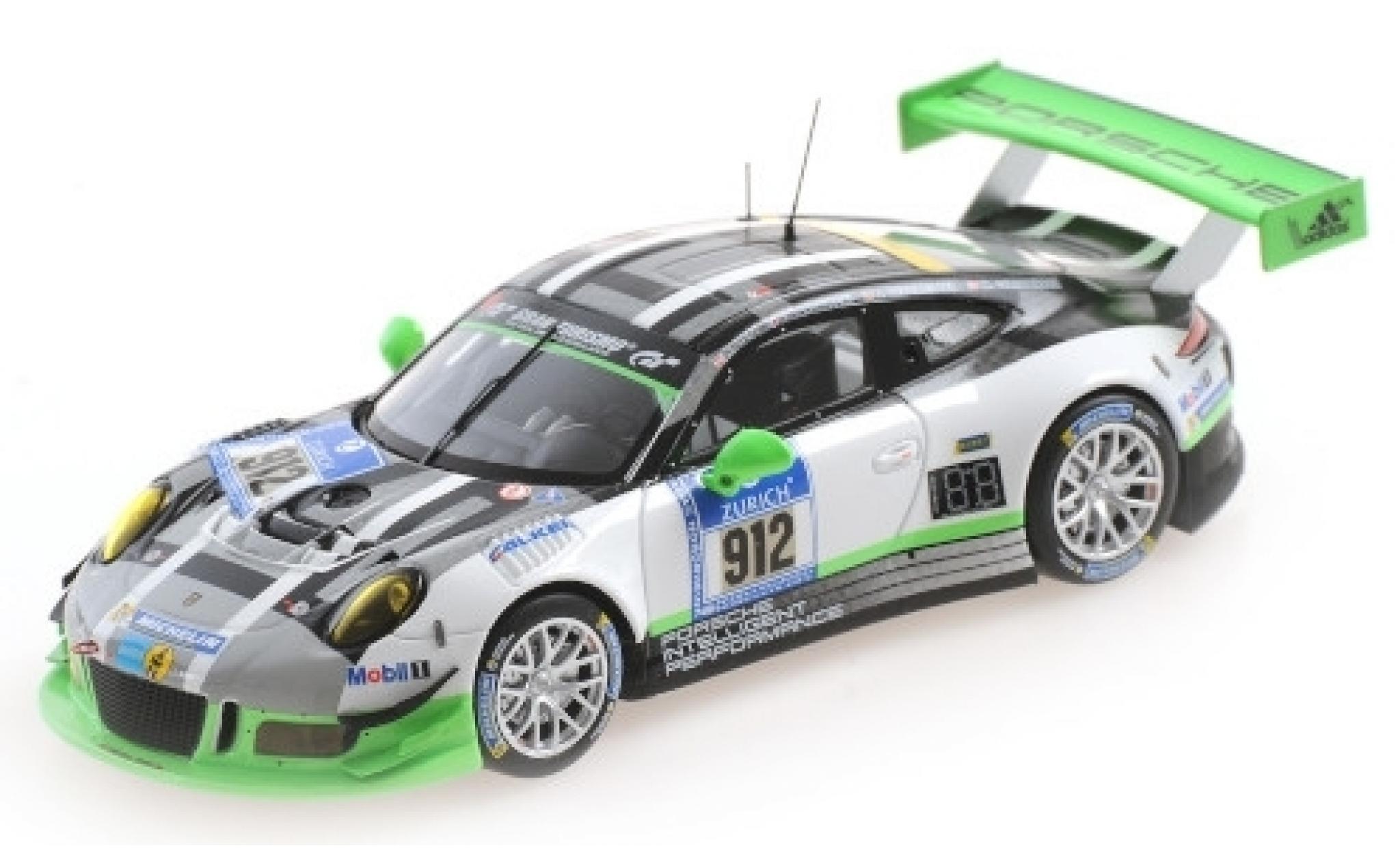 Porsche 991 GT3 R 1/43 Minichamps 911 GT3 R () No.12 24h N&uuml;rburgring 2016 R.Lietz/J.Bergmeister/M.Christensen/F.Makowiecki diecast model cars