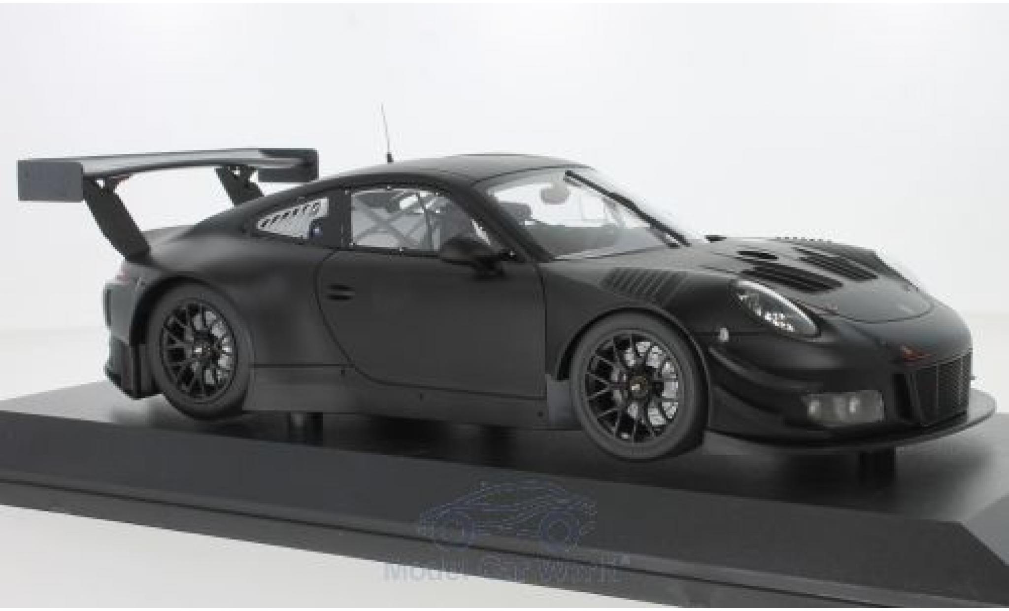 Porsche 991 GT3 R 1/18 Minichamps 911 GT3 R matt-black 2018 Plainbody Version diecast model cars