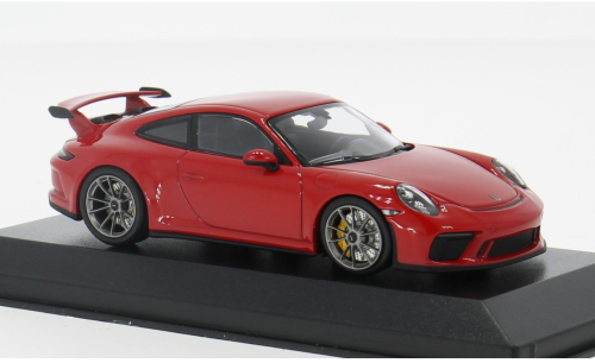 Porsche 991 GT3 1/43 Minichamps 911 red 2017 1:43 diecast model cars