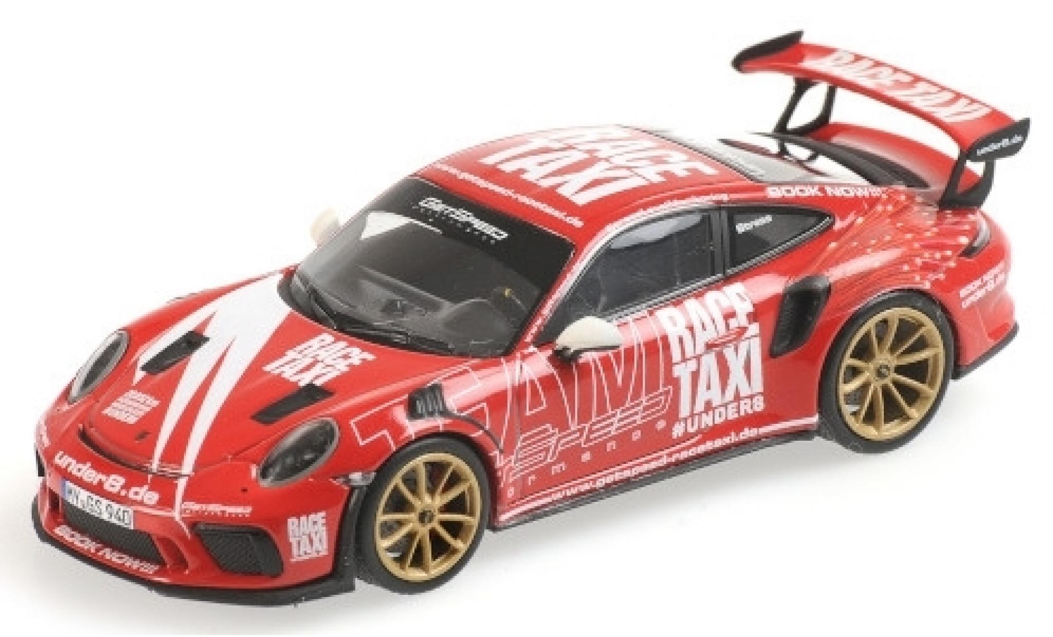 Porsche 992 GT3 R 1/43 Minichamps 911 GT3 RS (991.2) GetSpeed Performance Race Taxi N&uuml;rburgring 2019 diecast model cars