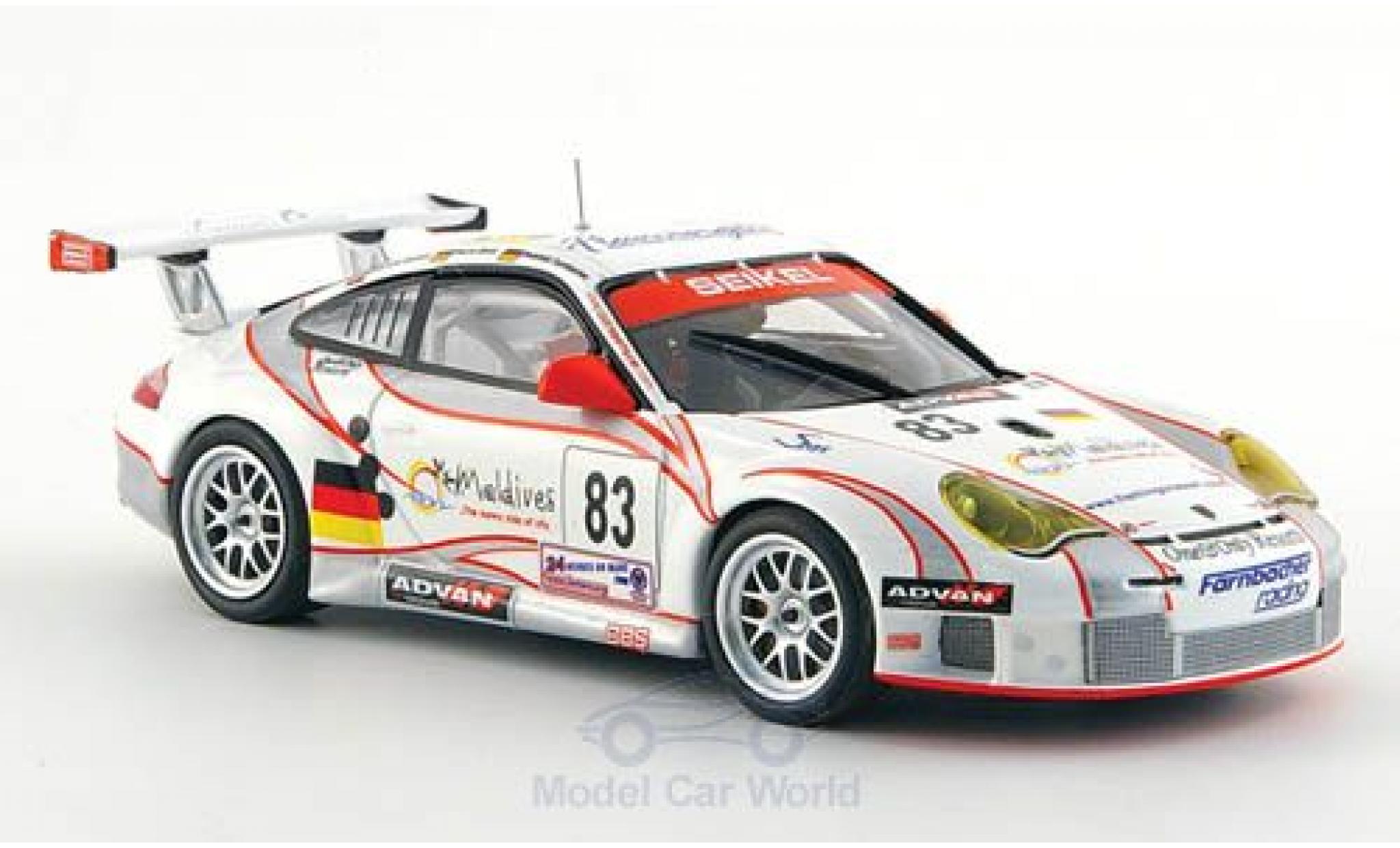 Porsche 997 GT3 RSR 1/43 Minichamps 911 GT3 RSR No.83 Seikel Motorsport 24h Le Mans 2006 L.E.Nielsen/P.Ehret/D.Farnbacher diecast model cars