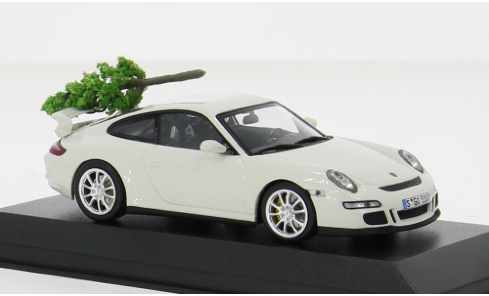 Porsche 997 GT3 1/43 Minichamps 911 white 2006 1:43 diecast model cars
