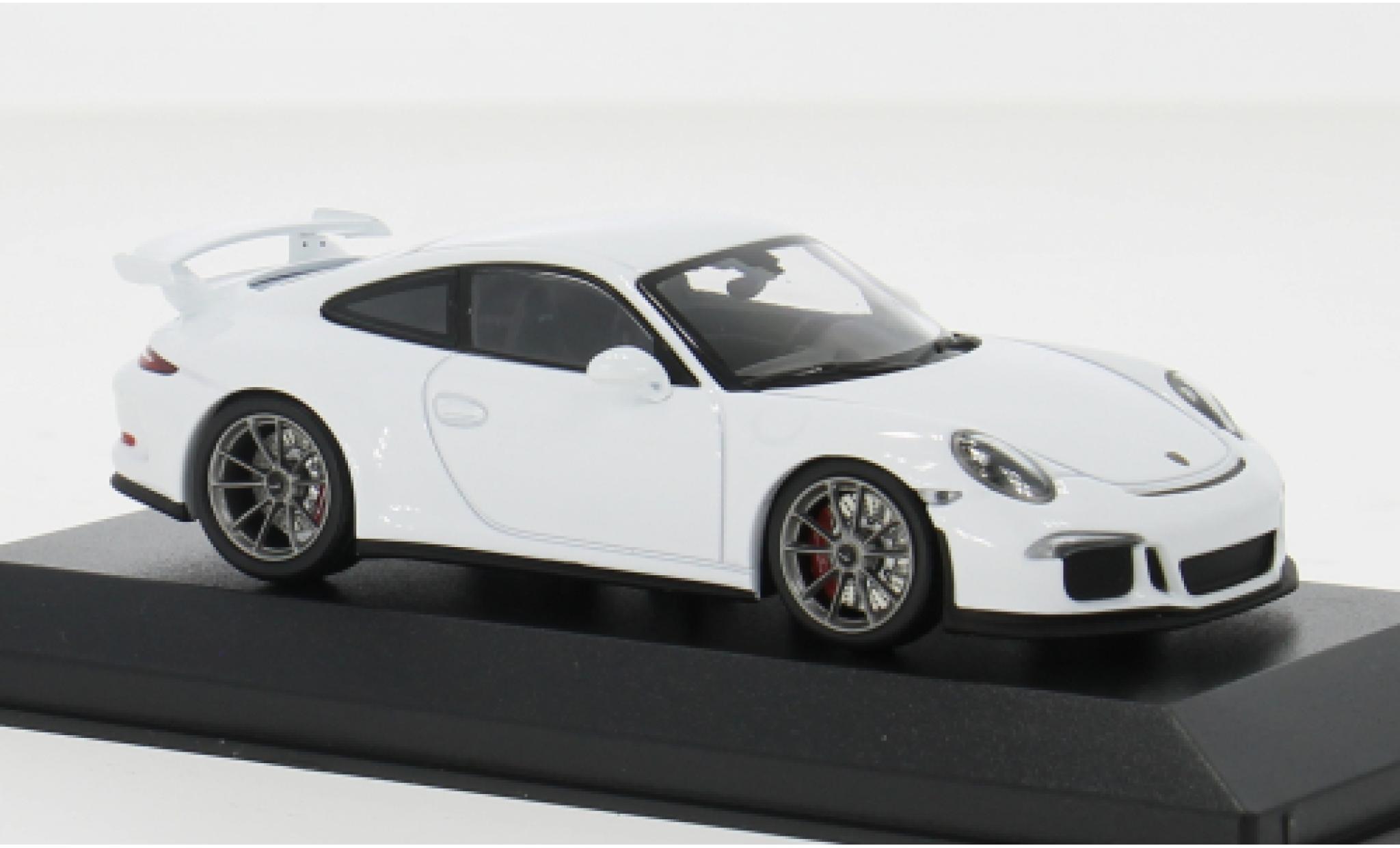 Porsche 991 GT3 1/43 Minichamps 911 white 2012 1:43 diecast model cars