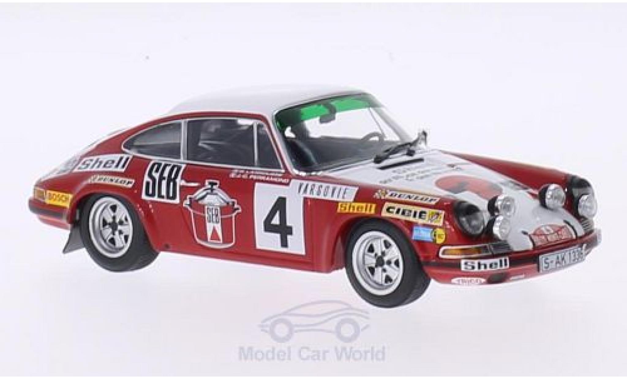 Porsche 911 1/43 Minichamps S No.4 SEB Rally WM Rally Monte Carlo 1972 G.Larrousse/C.Perramond diecast model cars