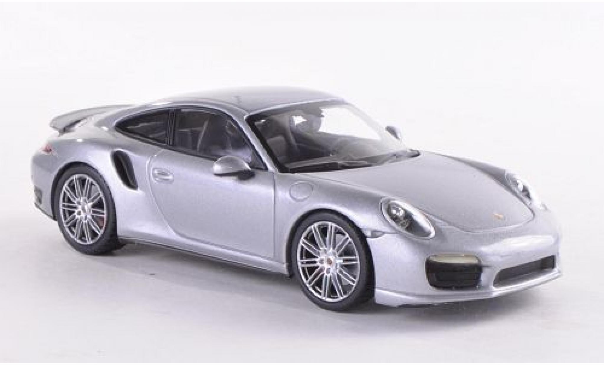 Porsche 991 Turbo 1/43 Minichamps 911 Turbo () grey 2013 diecast model cars