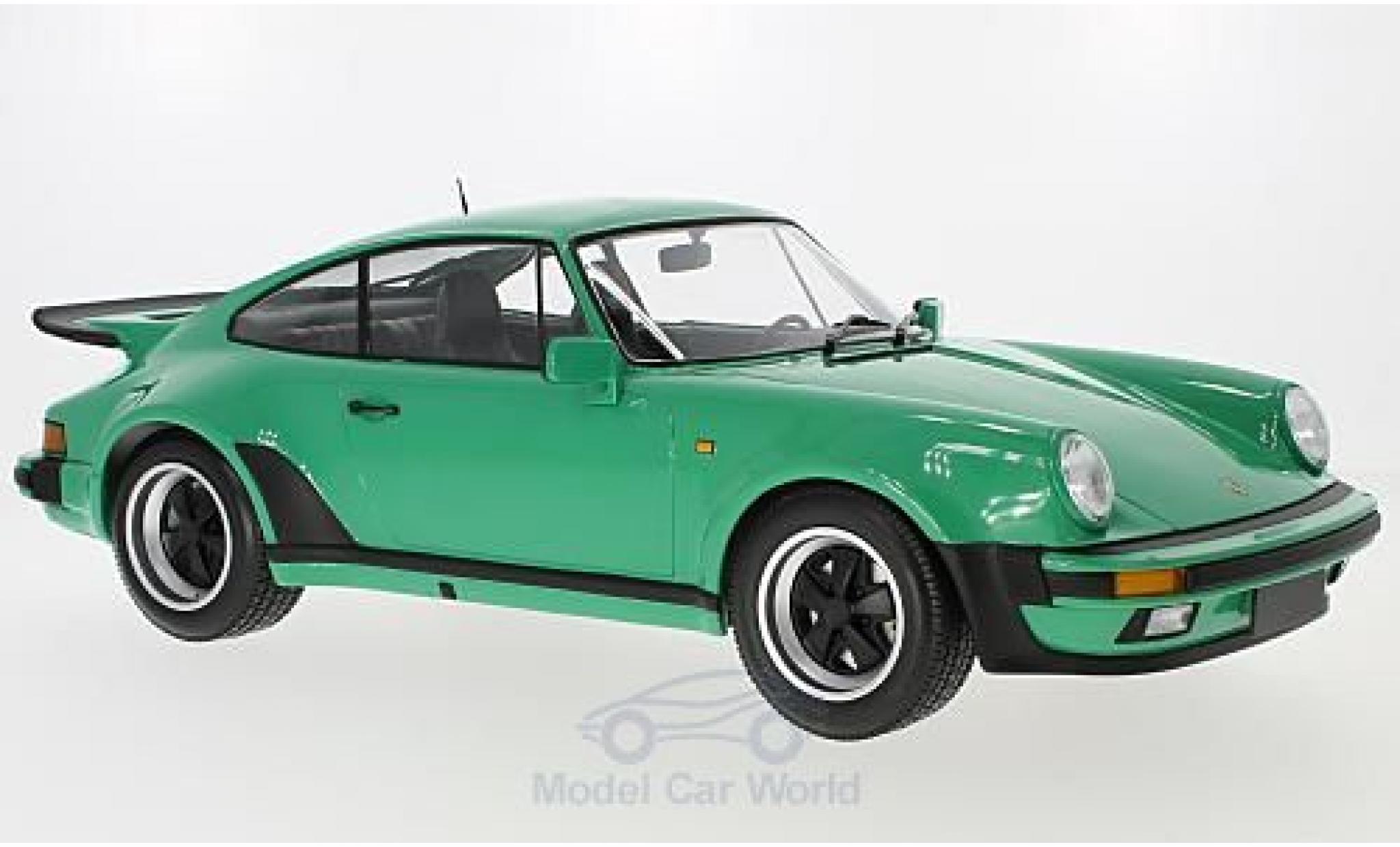 Porsche 930 Turbo 1/12 Minichamps 911 Turbo green 1977 diecast model cars