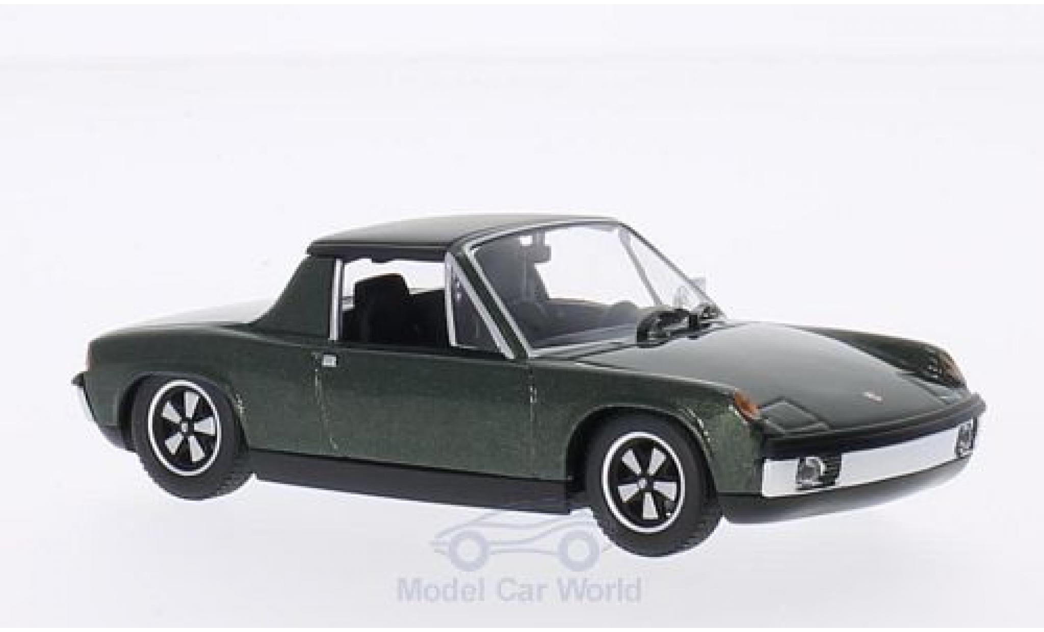 Porsche 914 1/43 Minichamps /6 metallic green 1970 diecast model cars