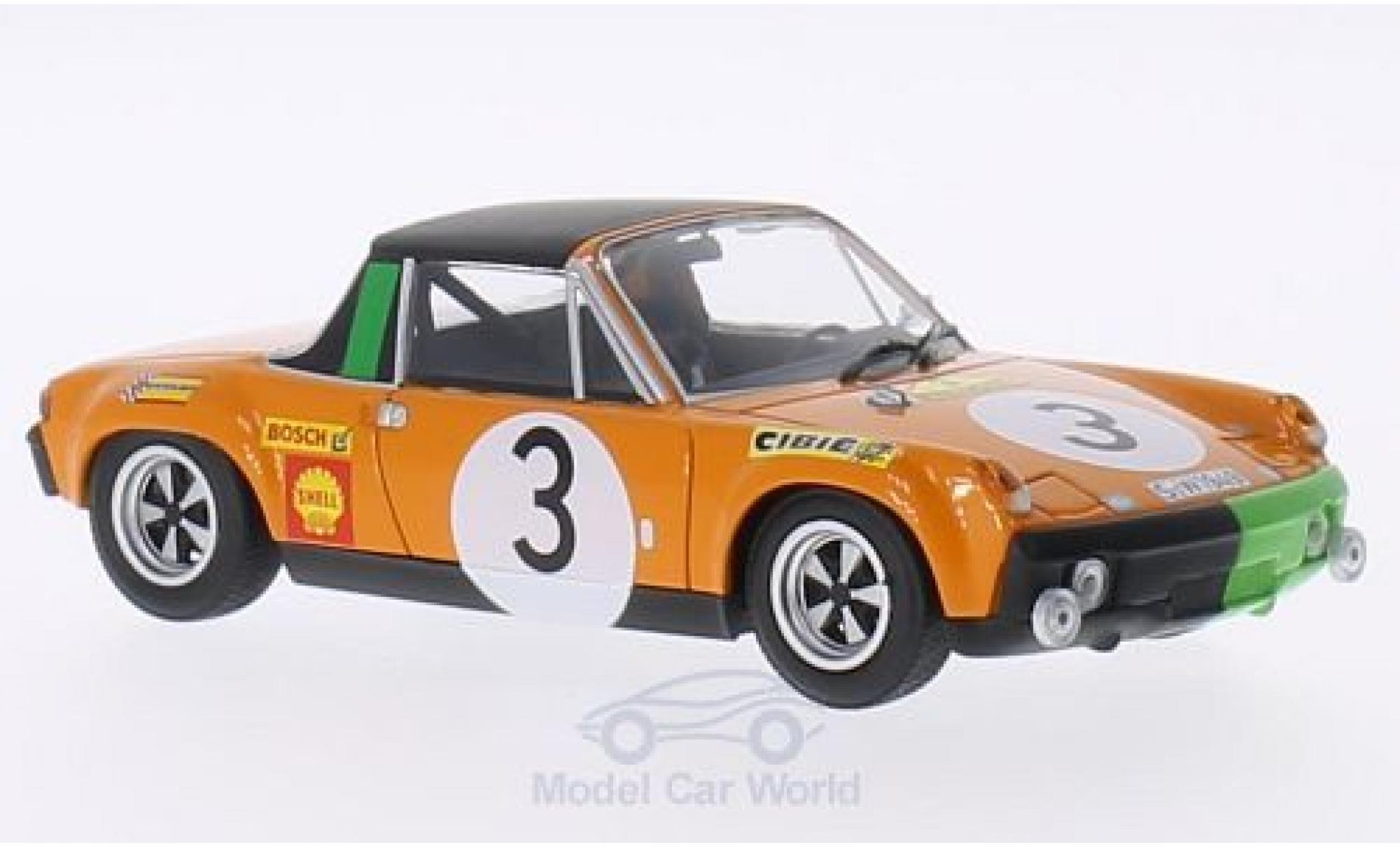 Porsche 914 1/43 Minichamps /6 No.3 Marathon de la Route 1970 B.Waldegard/J.Andersson/Chasseuil diecast model cars