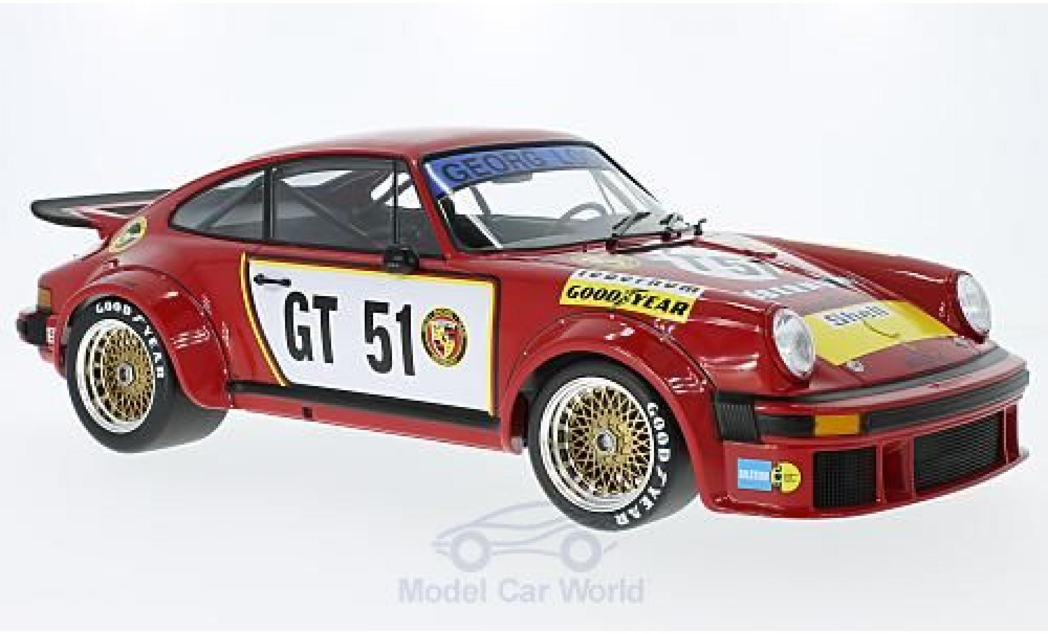 Porsche 934 1976 1/12 Minichamps No.51 Gelo-Tebernum Racing 300 Km N&uuml;rburgring 1976 T.Hezemans diecast model cars