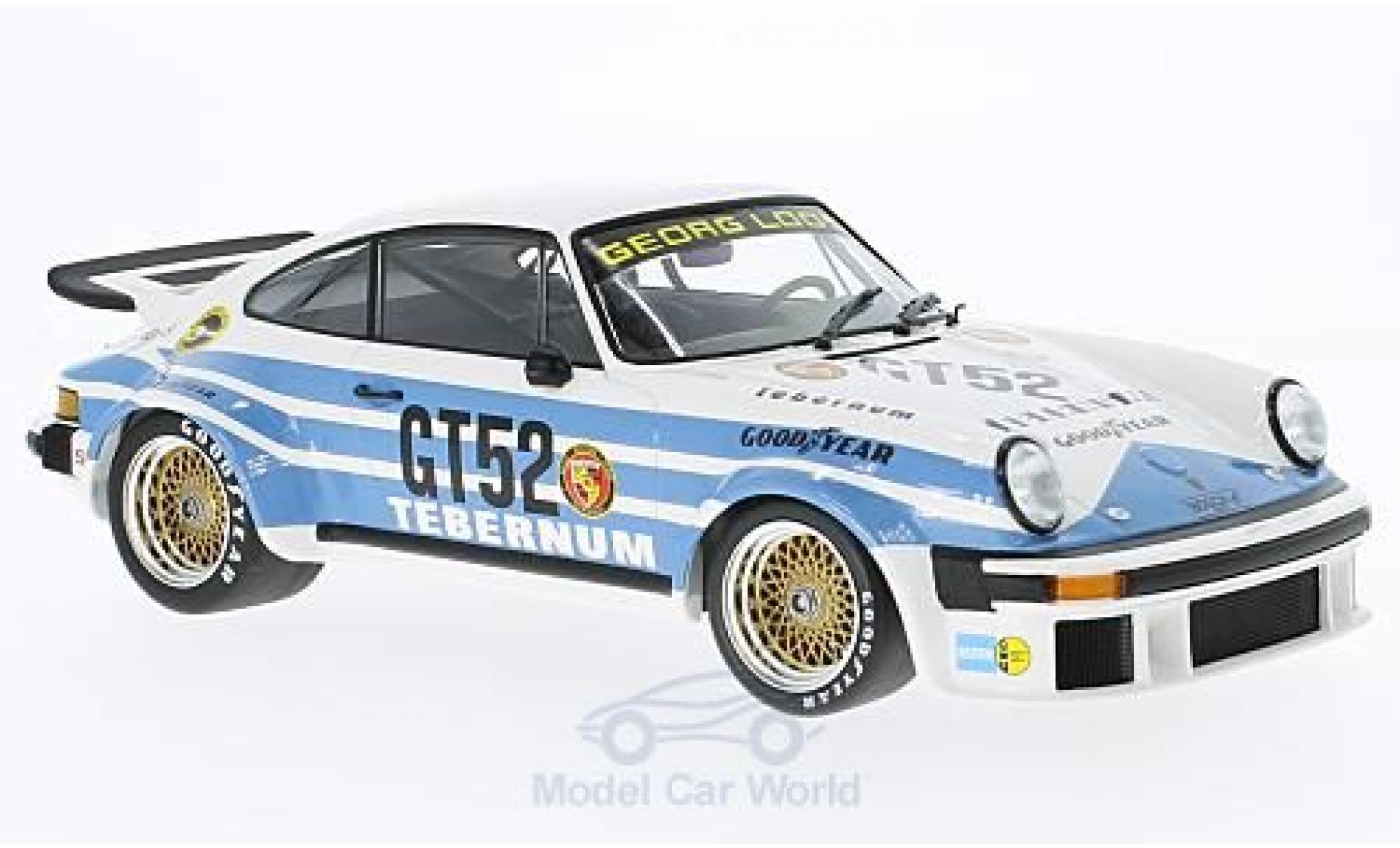 Porsche 934 1976 1/18 Minichamps No.52 Tebernum Racing Team 300 Km N&uuml;rburgring 1976 T.Schenken diecast model cars