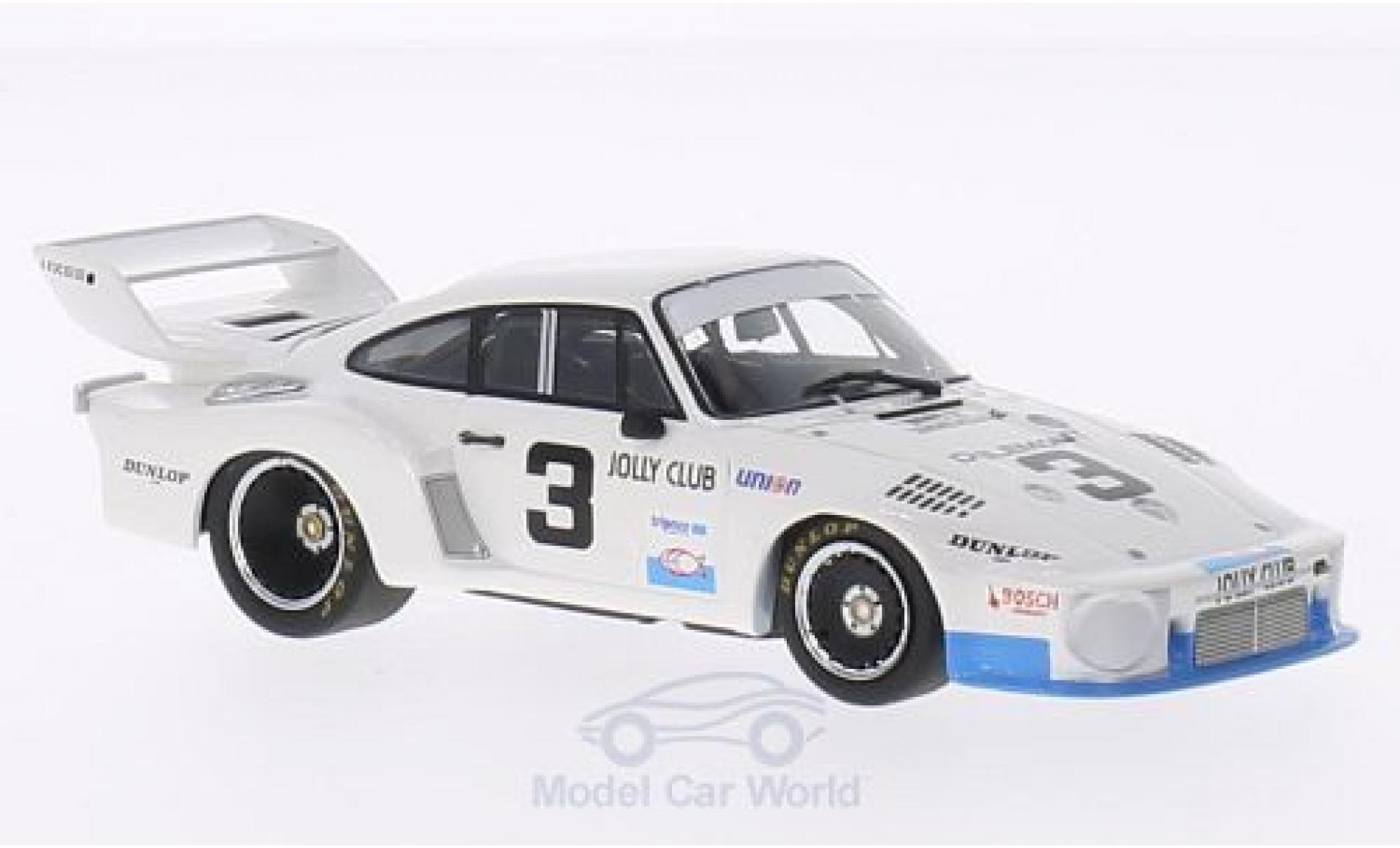 Porsche 935 1977 1/43 Minichamps No.3 Jolly Club 24h Daytona 1977 C.Facetti/M.Finotto/R.Camathias diecast model cars
