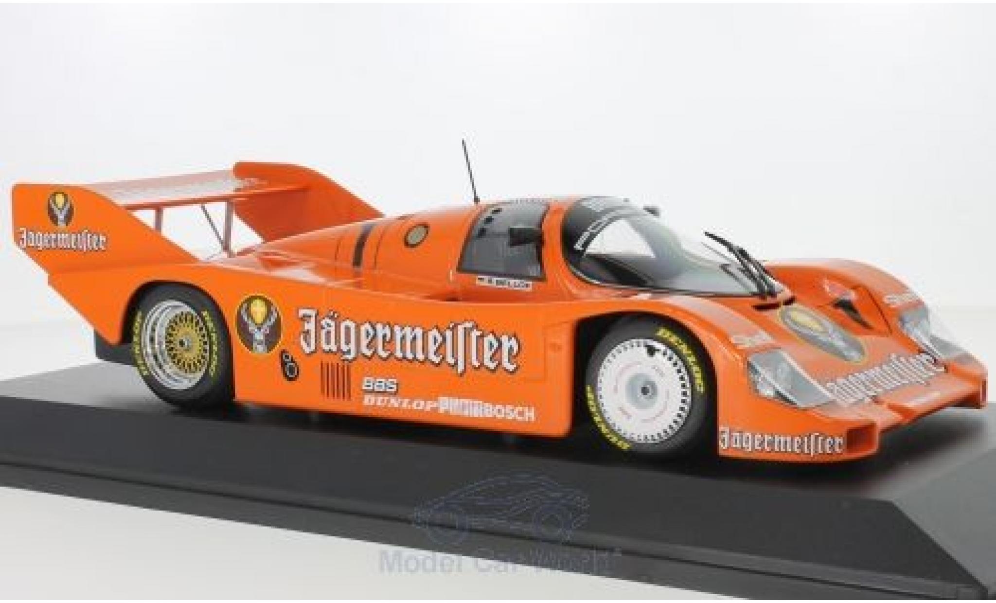 Porsche 956 1984 1/18 Minichamps K No.1 Brun J&auml;germeister 200 Meilen Norisring 1984 S.Bellof diecast model cars