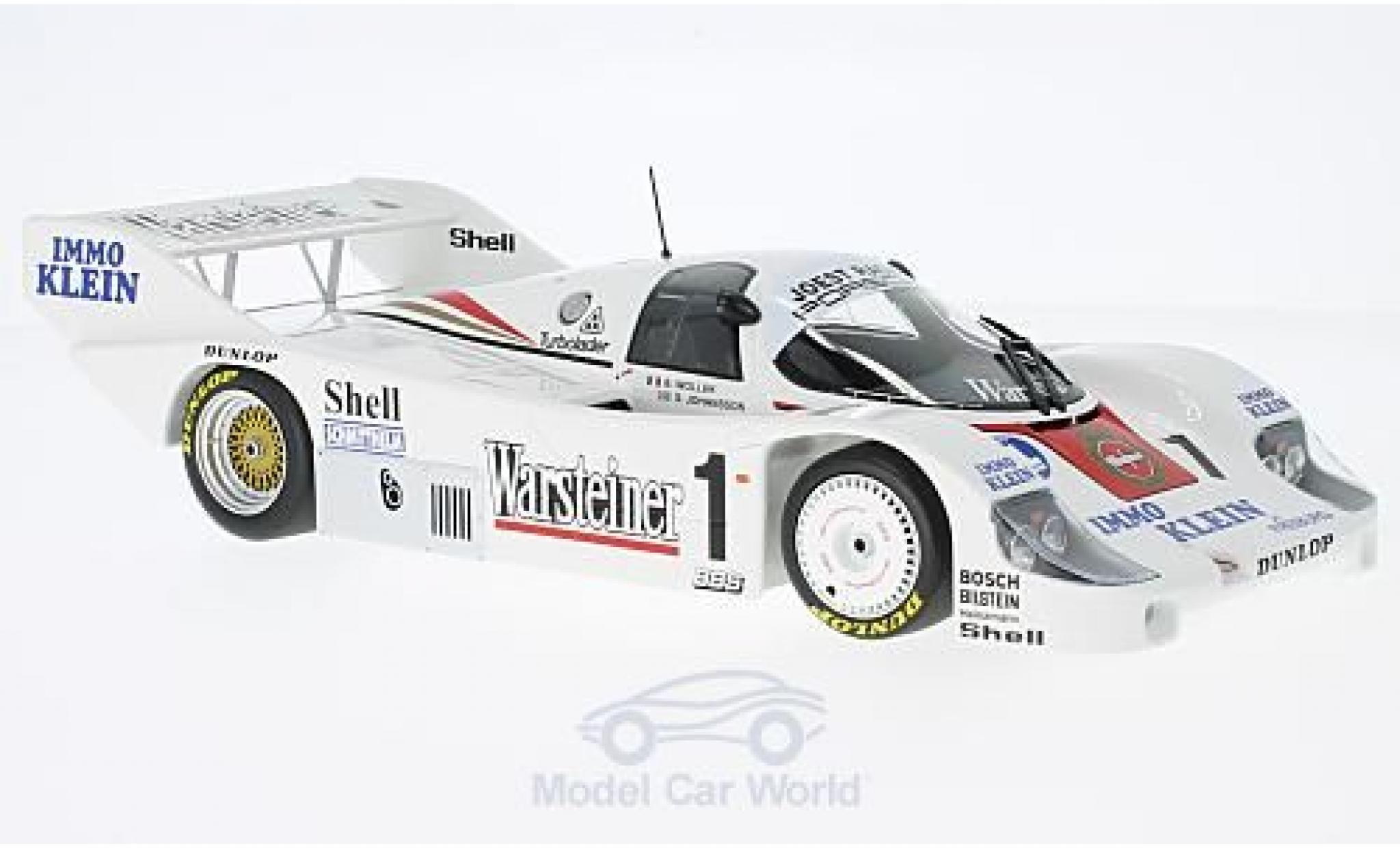 Porsche 956 1986 1/18 Minichamps K No.1 Joest Racing Warsteiner DRM Zolder 1986 B.Wollek diecast model cars