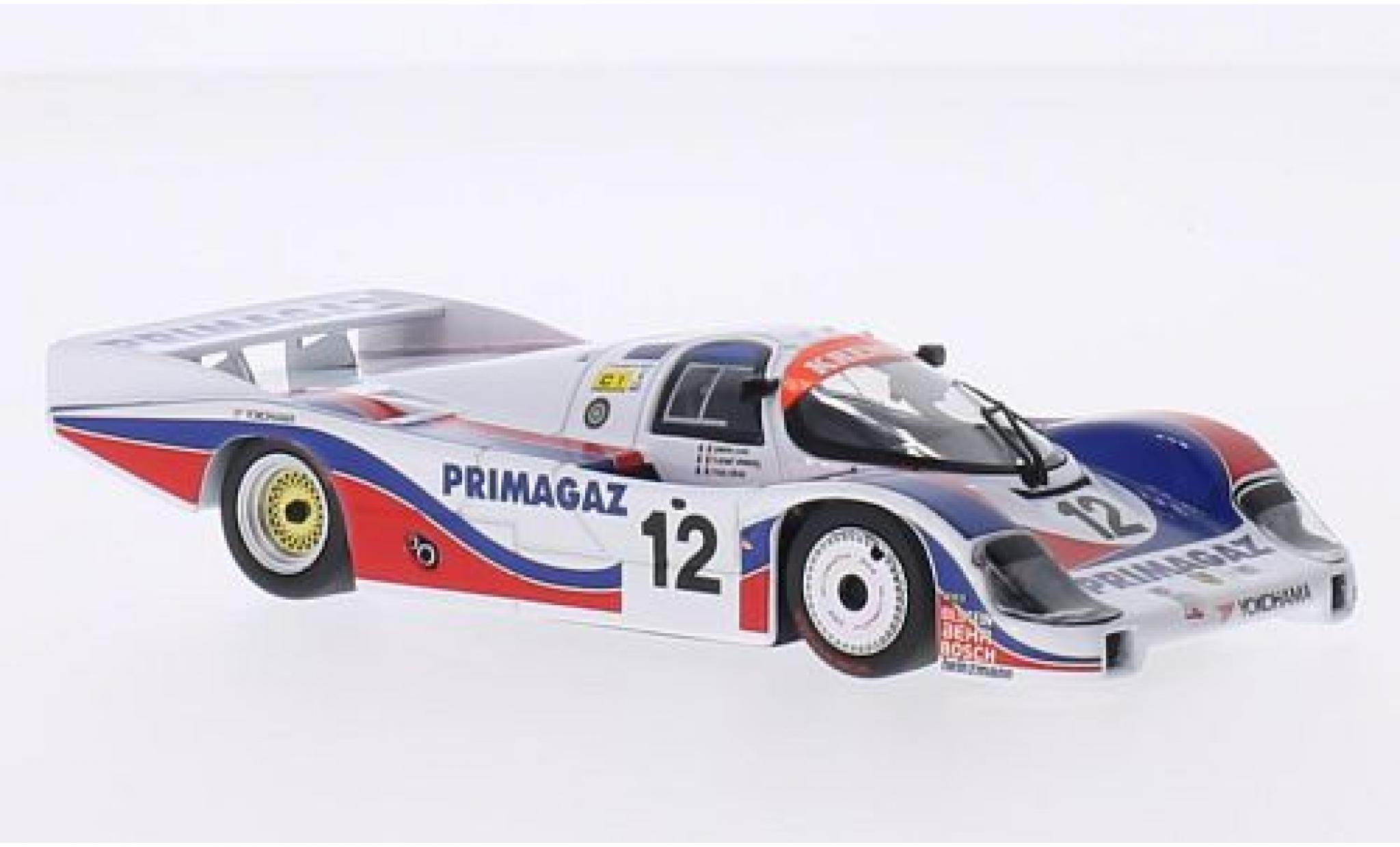 Porsche 956 1986 1/43 Minichamps L No.12 Kremer Racing Primagaz 24h Le Mans 1986 P.Yver/M.Cohen-Olivar/H.Striebig diecast model cars