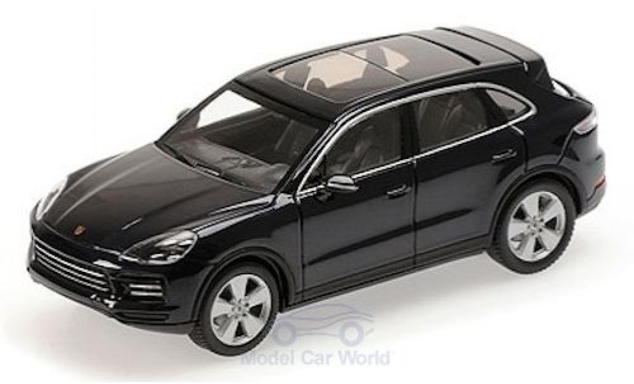Porsche Cayenne 1/43 Minichamps metallic blue 2017 diecast model cars