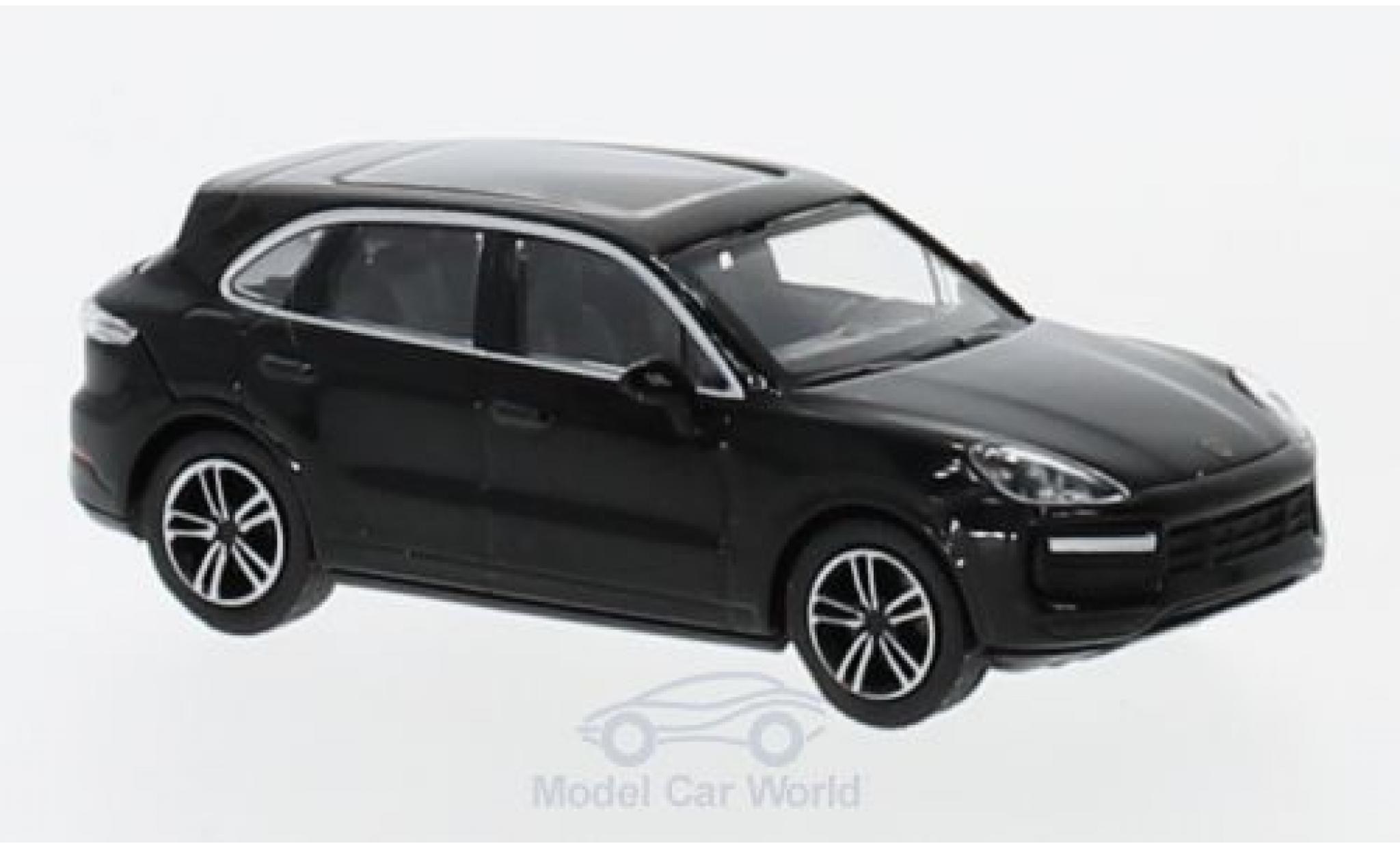 Porsche Cayenne Turbo 1/87 Minichamps Turbo black 2017 diecast model cars