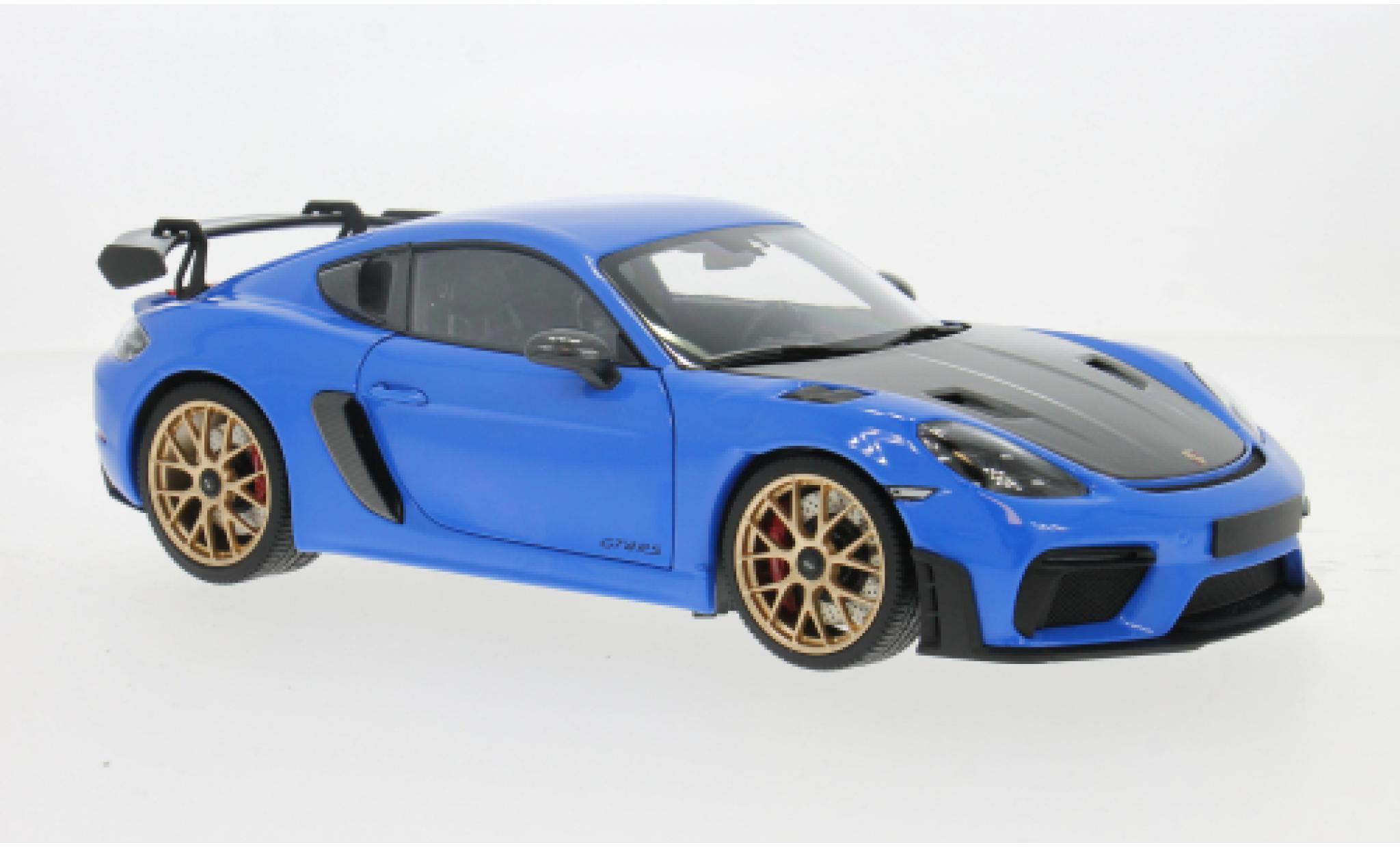 Porsche Cayman GT4 1/18 Minichamps RS blue 2024 1:18 diecast model cars