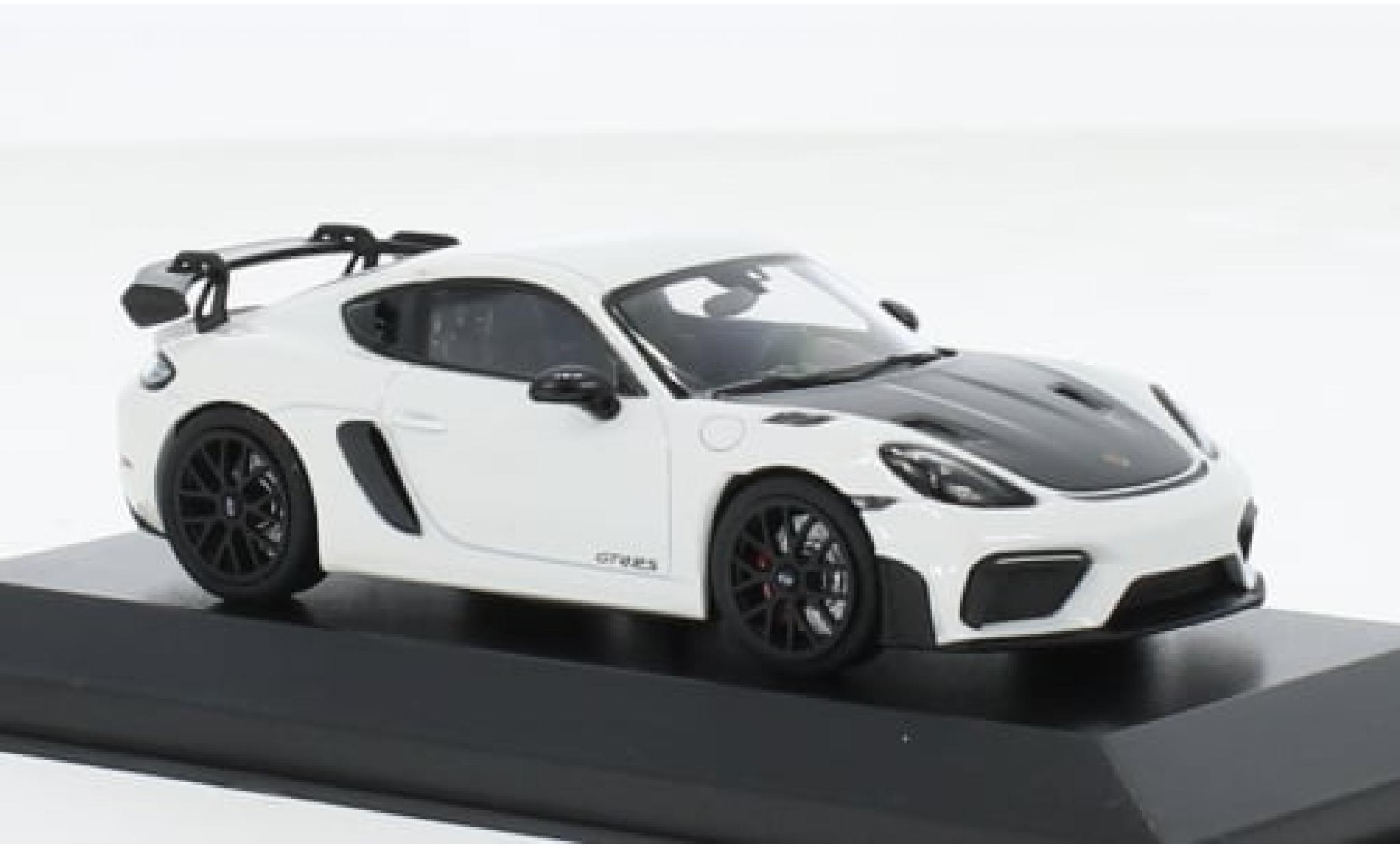 Porsche Cayman GT4 1/43 Minichamps RS metallise white 2021 1:43 diecast model cars