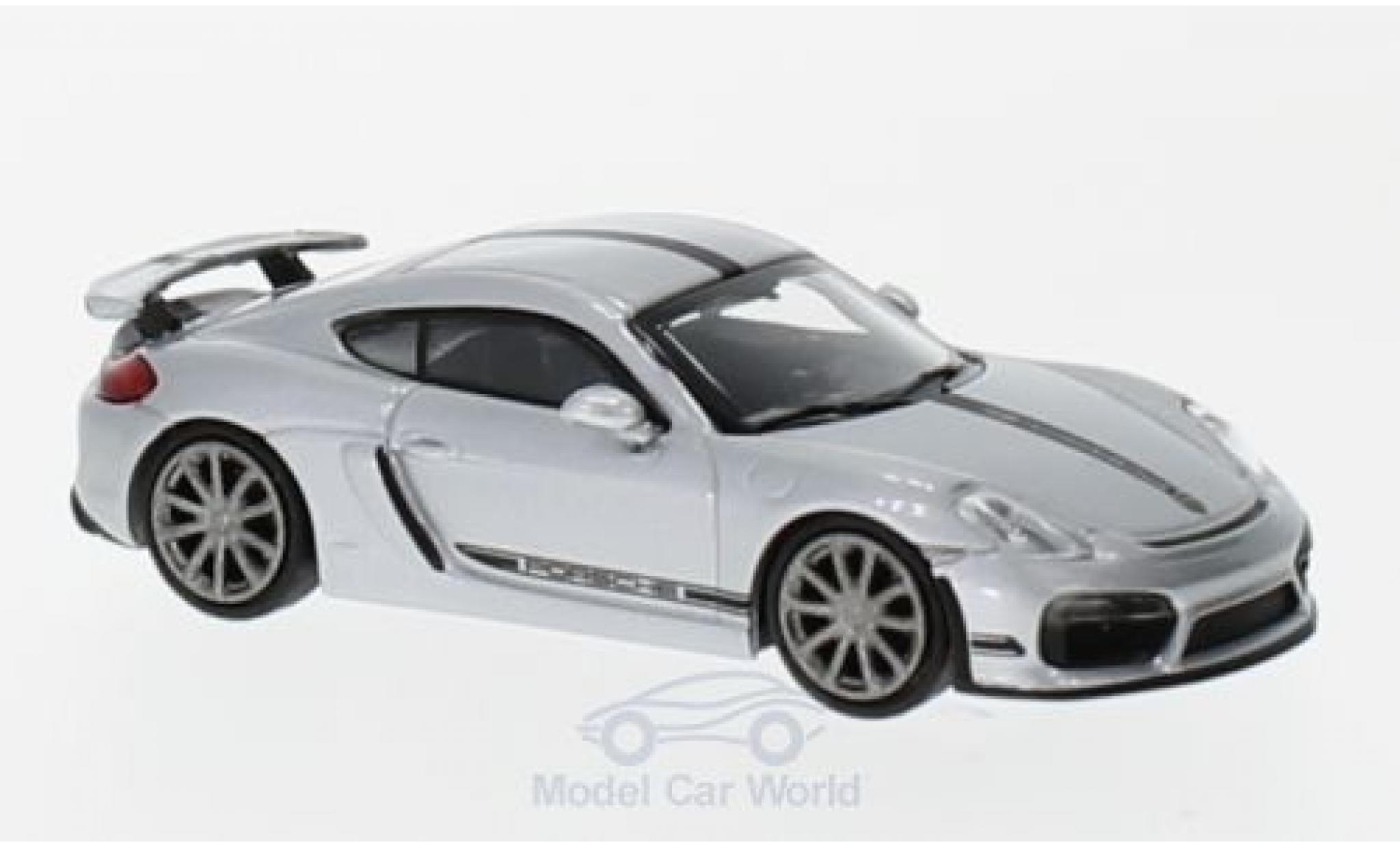 Porsche Cayman GT4 1/87 Minichamps GT4 grey/black 2016 diecast model cars